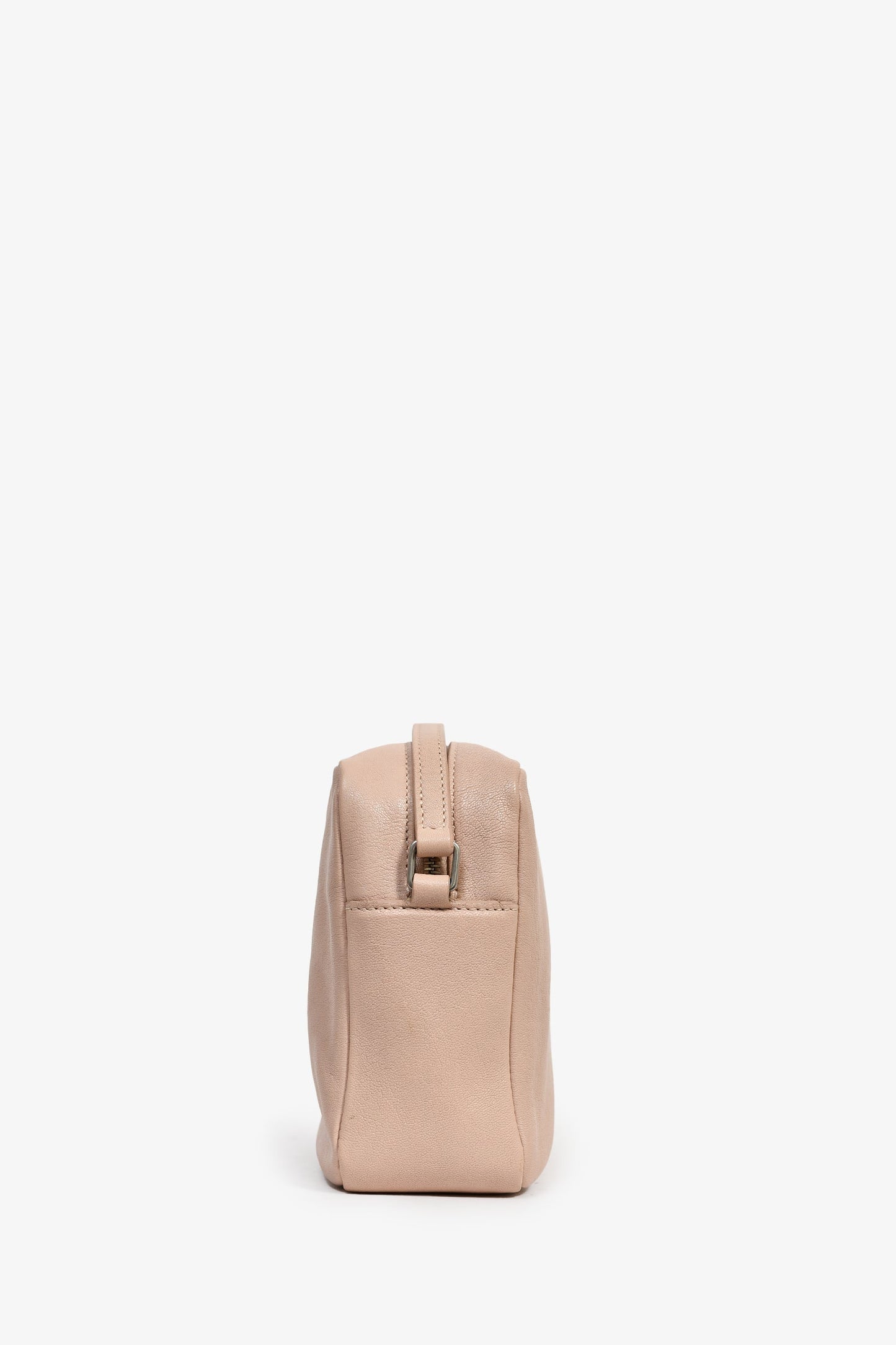 Saint Laurent 2017 Blush Pink Leather Tassel Camera Crossbody