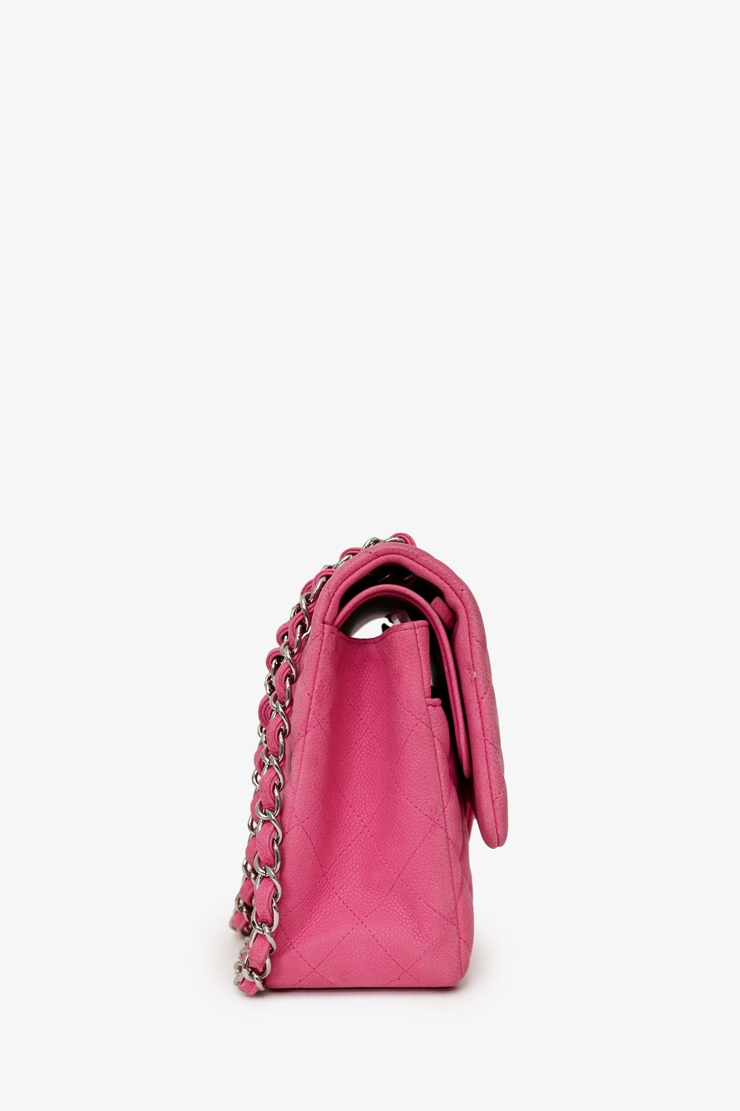 Chanel™ 2013/14 Pink Caviar Jumbo Double Flap SHW