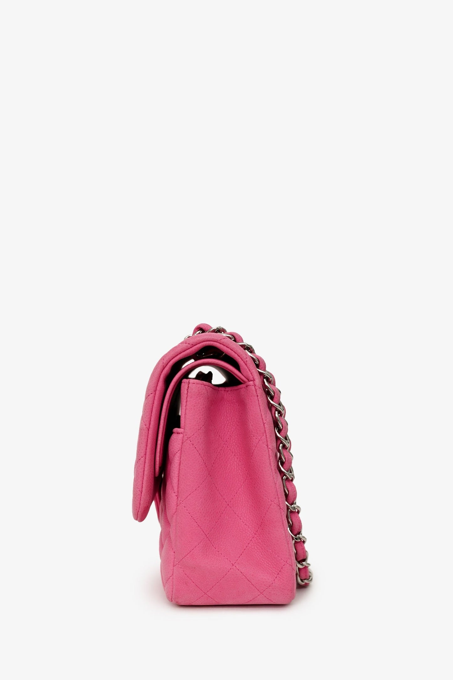 Chanel™ 2013/14 Pink Caviar Jumbo Double Flap SHW