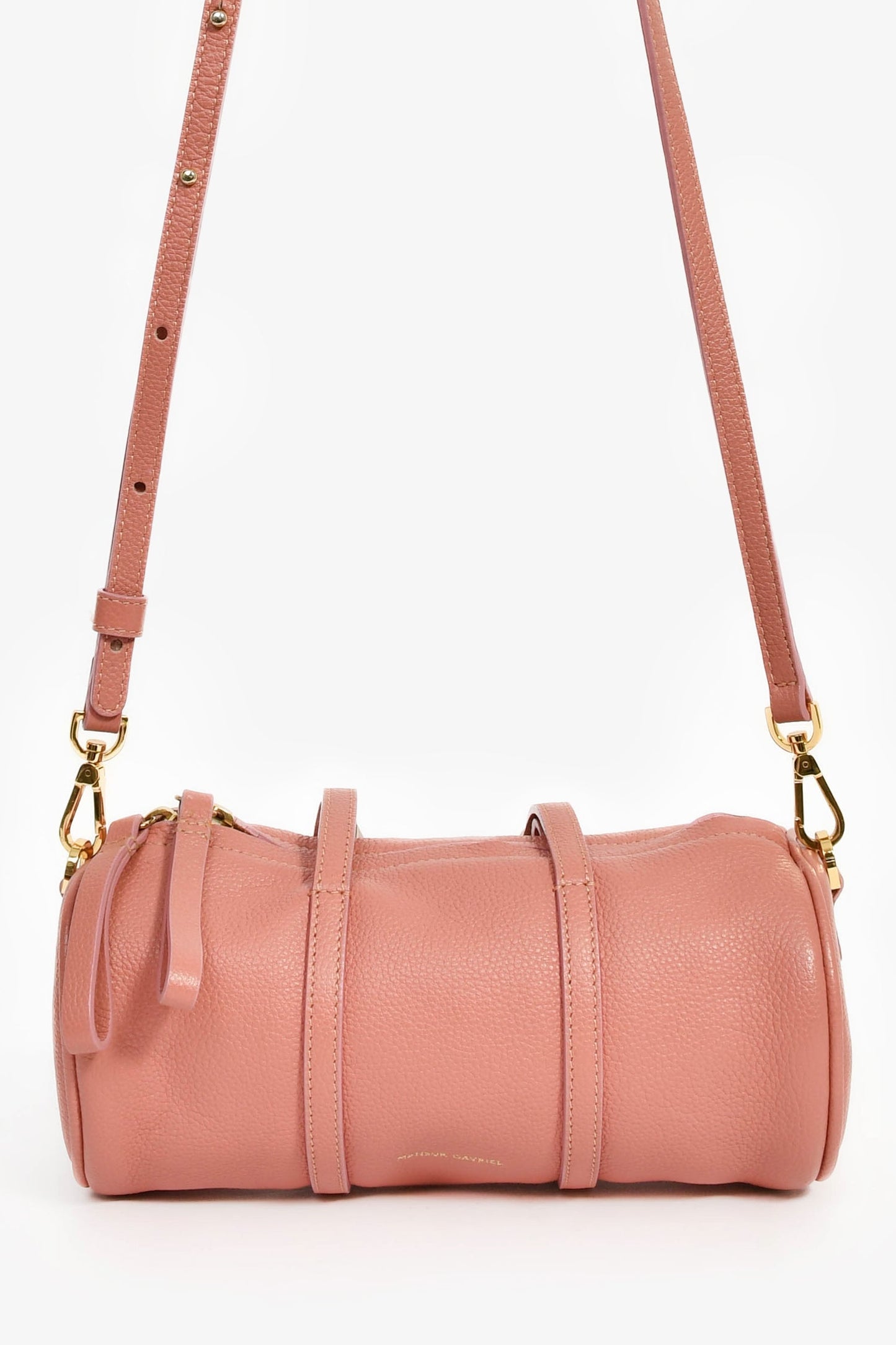 Mansur Gavriel 2012 Blush Pebble Leather Mini Mini Duffle Crossbody Bag