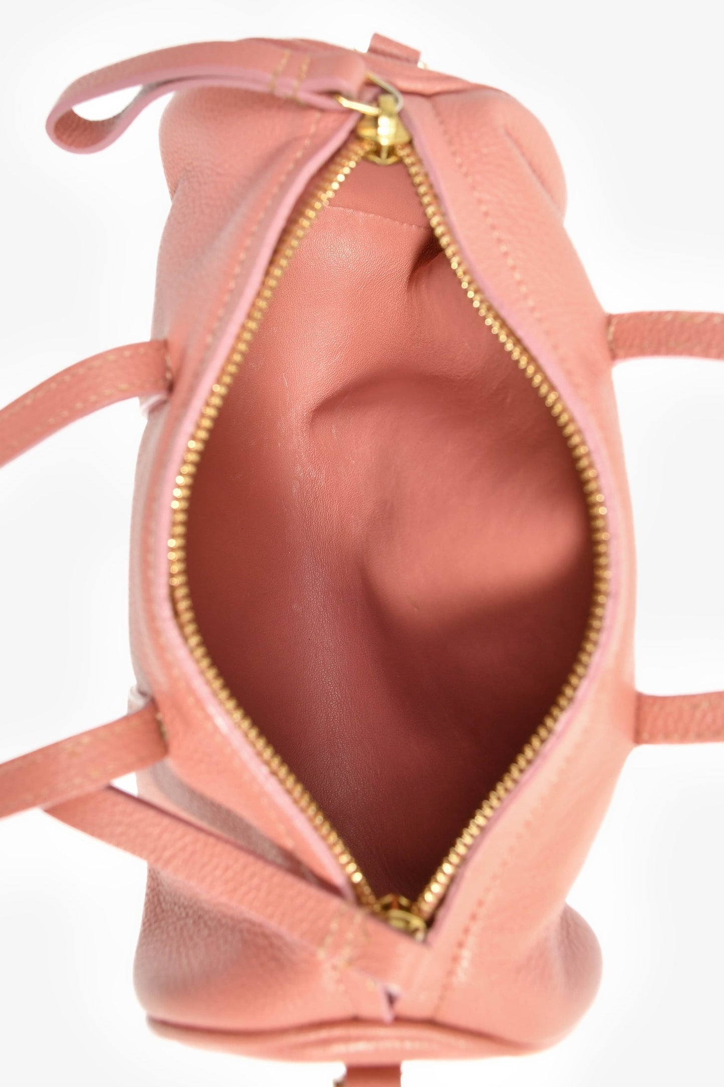 Mansur Gavriel 2012 Blush Pebble Leather Mini Mini Duffle Crossbody Bag