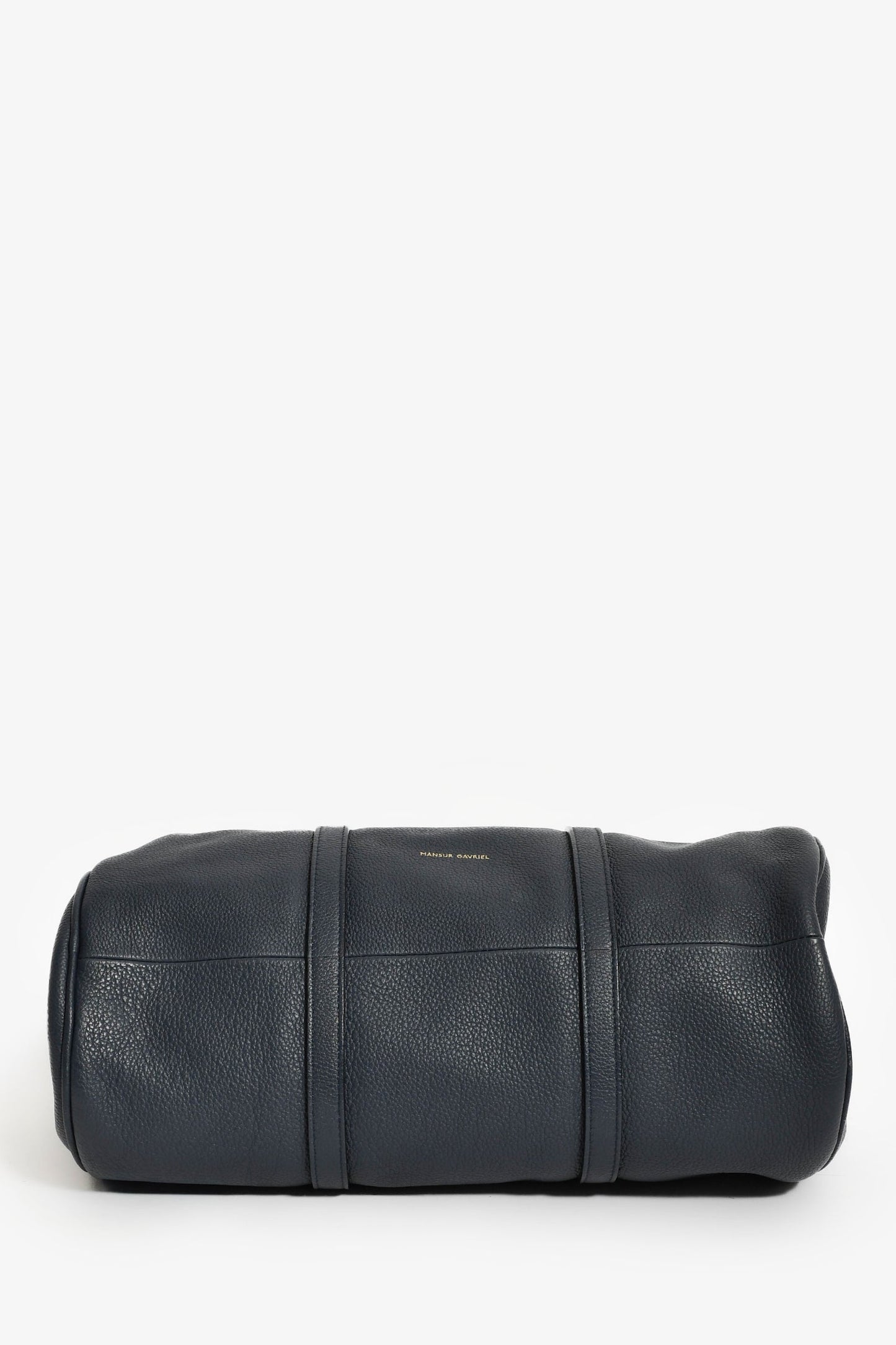 Mansur Gavriel 2012 Blue Pebble Leather Mini Duffle Bag
