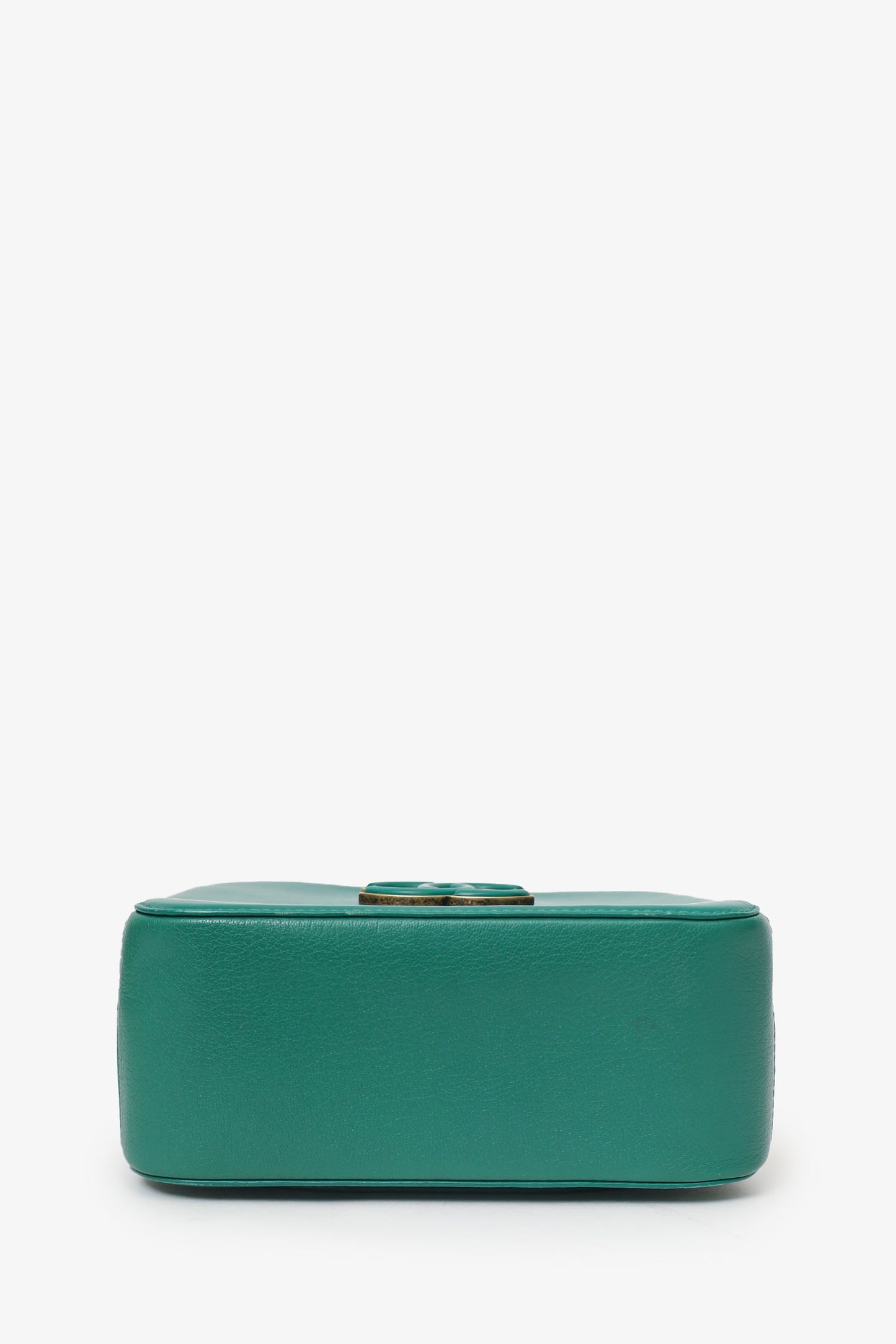 Chanel™ 2016-17 Green Leather Small Coco Curve Vanity Case