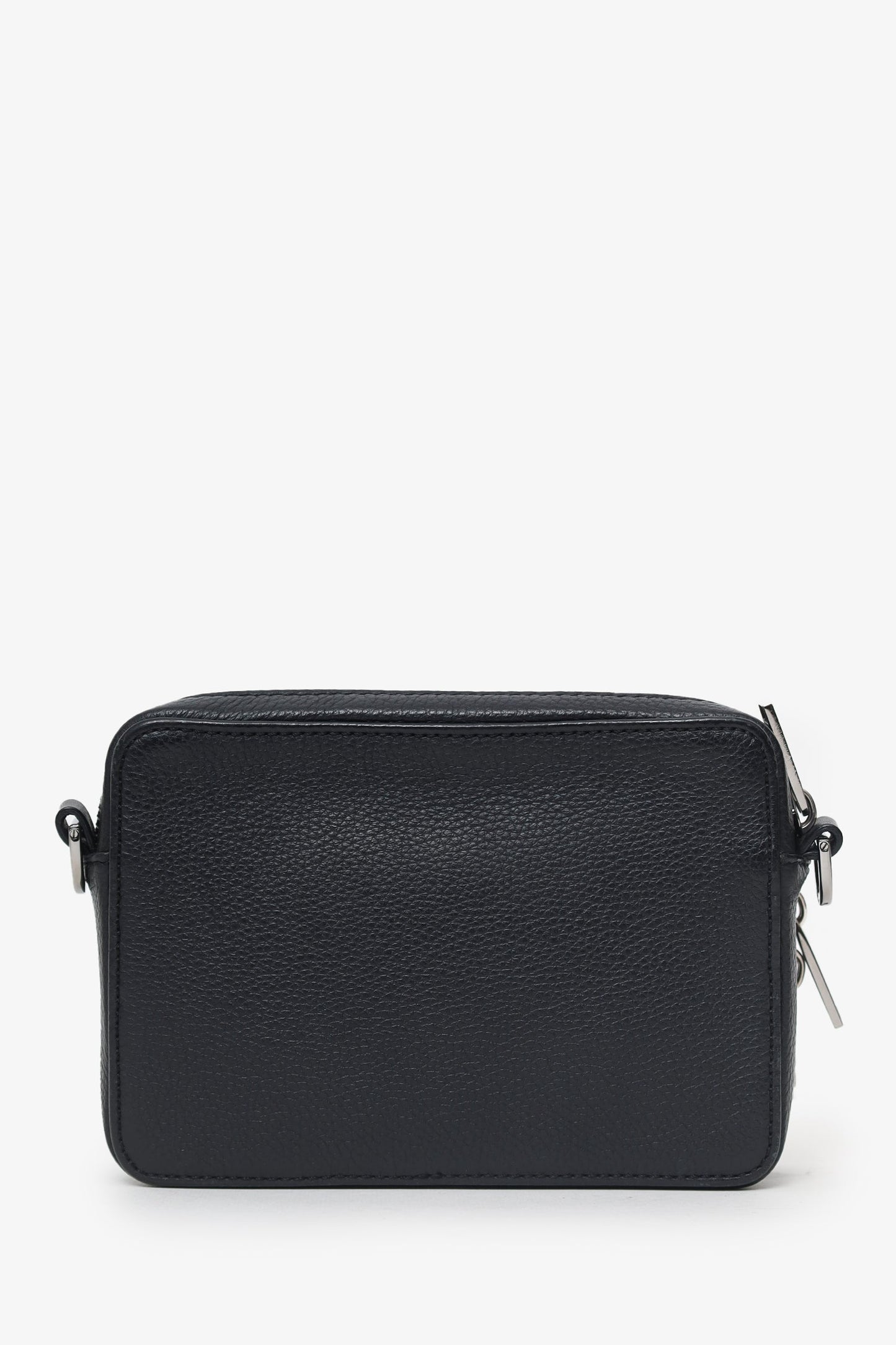 Christian Dior 2019 Black Grained Calfskin Double Zip Crossbody