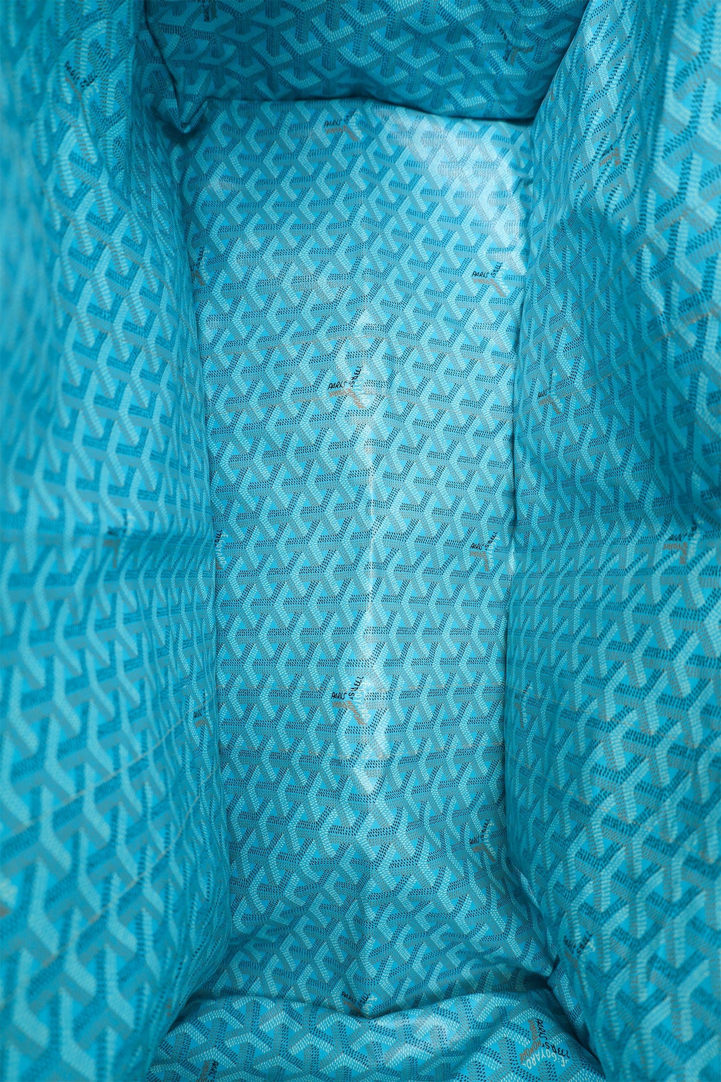 Goyard Blue/Brown Goyardine Mediterranee Saint Tropez Reversible Tote