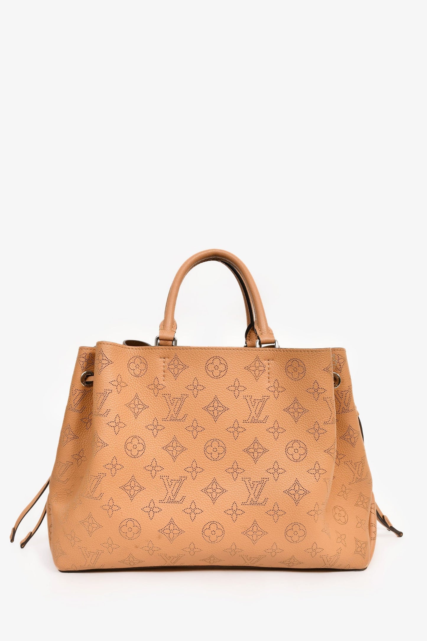 Louis Vuitton Camel Mahina Leather 'Bella' 3-Way Tote