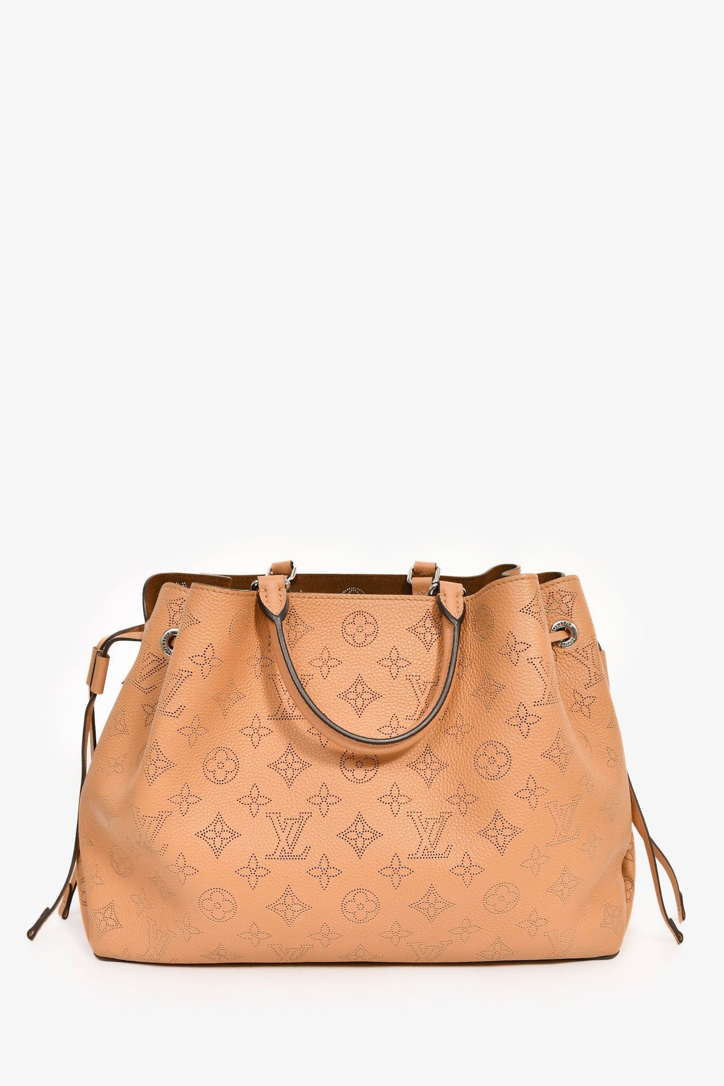 Louis Vuitton Camel Mahina Leather 'Bella' 3-Way Tote