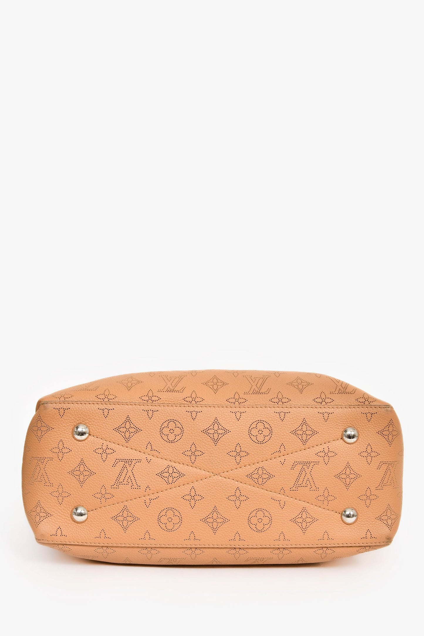 Louis Vuitton Camel Mahina Leather 'Bella' 3-Way Tote