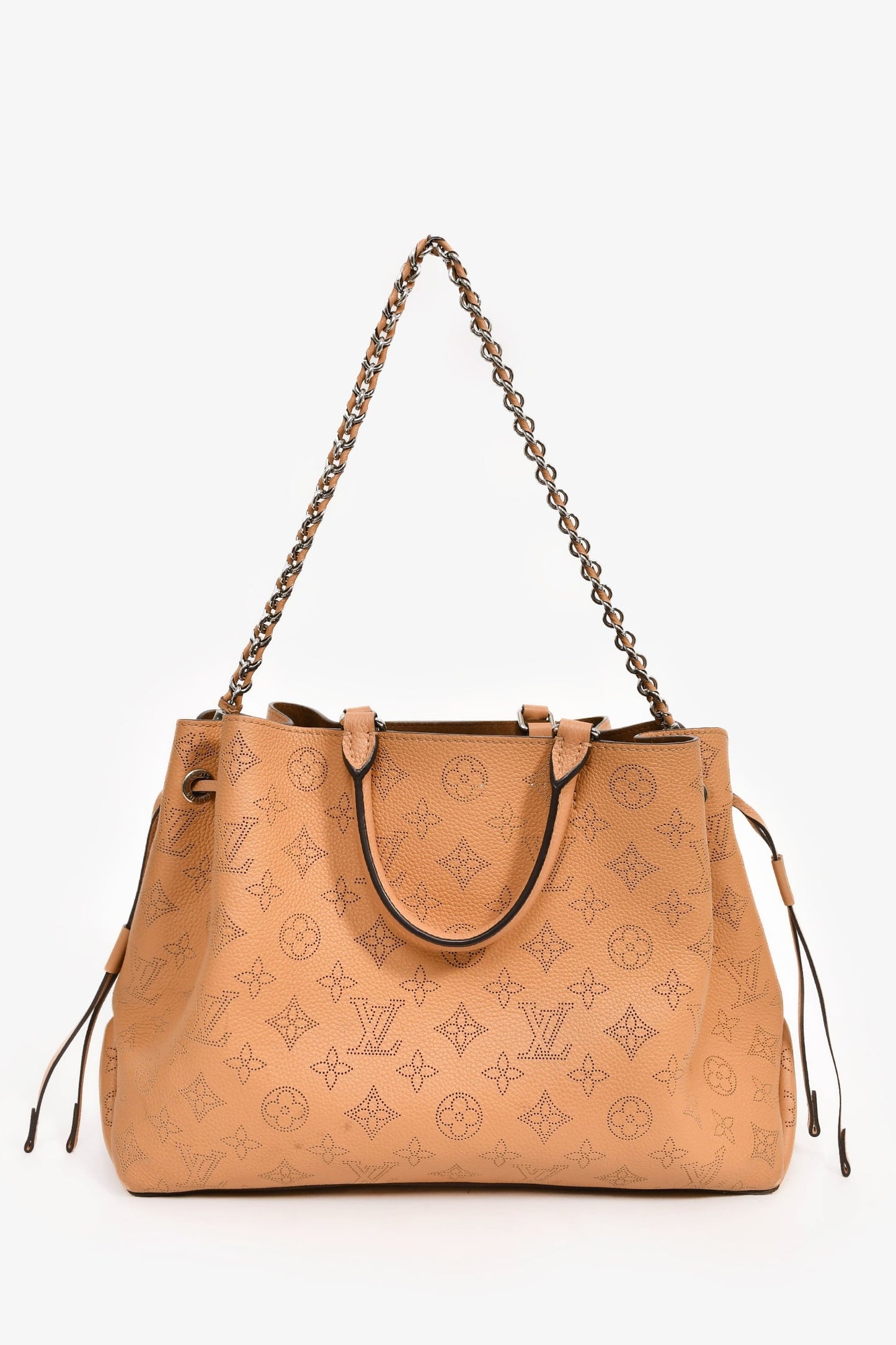 Louis Vuitton Camel Mahina Leather 'Bella' 3-Way Tote