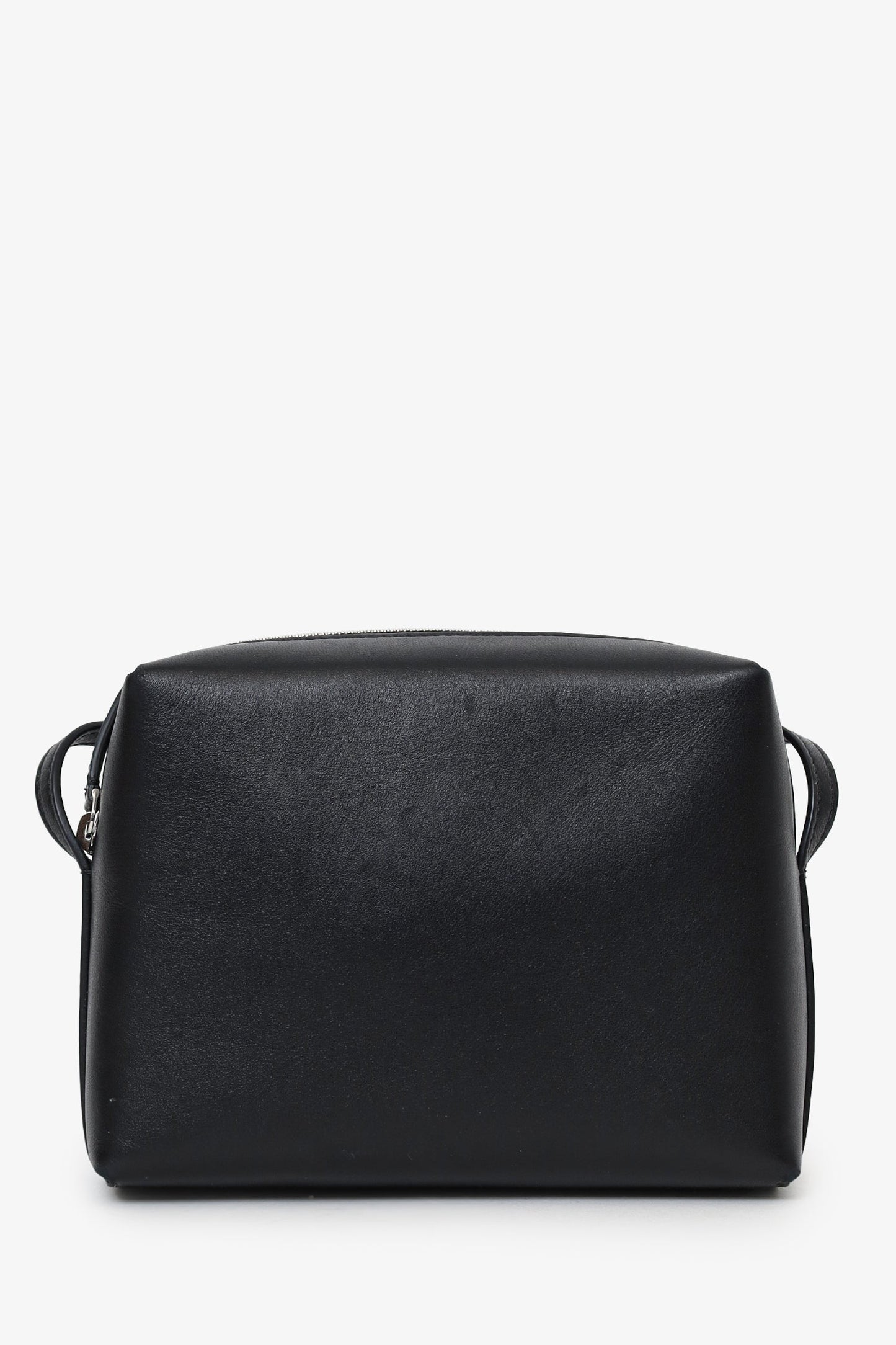 The Row Black Leather Regent Crossbody Bag