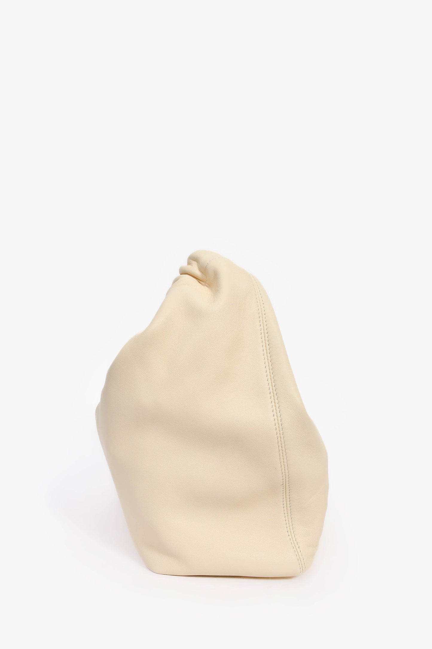 Loewe Cream Leather 'Squeeze' Small Chain Shoulder Bag