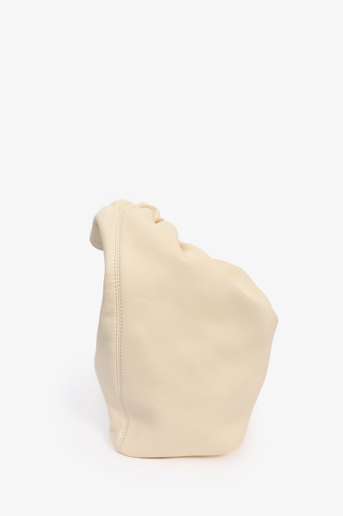 Loewe Cream Leather 'Squeeze' Small Chain Shoulder Bag