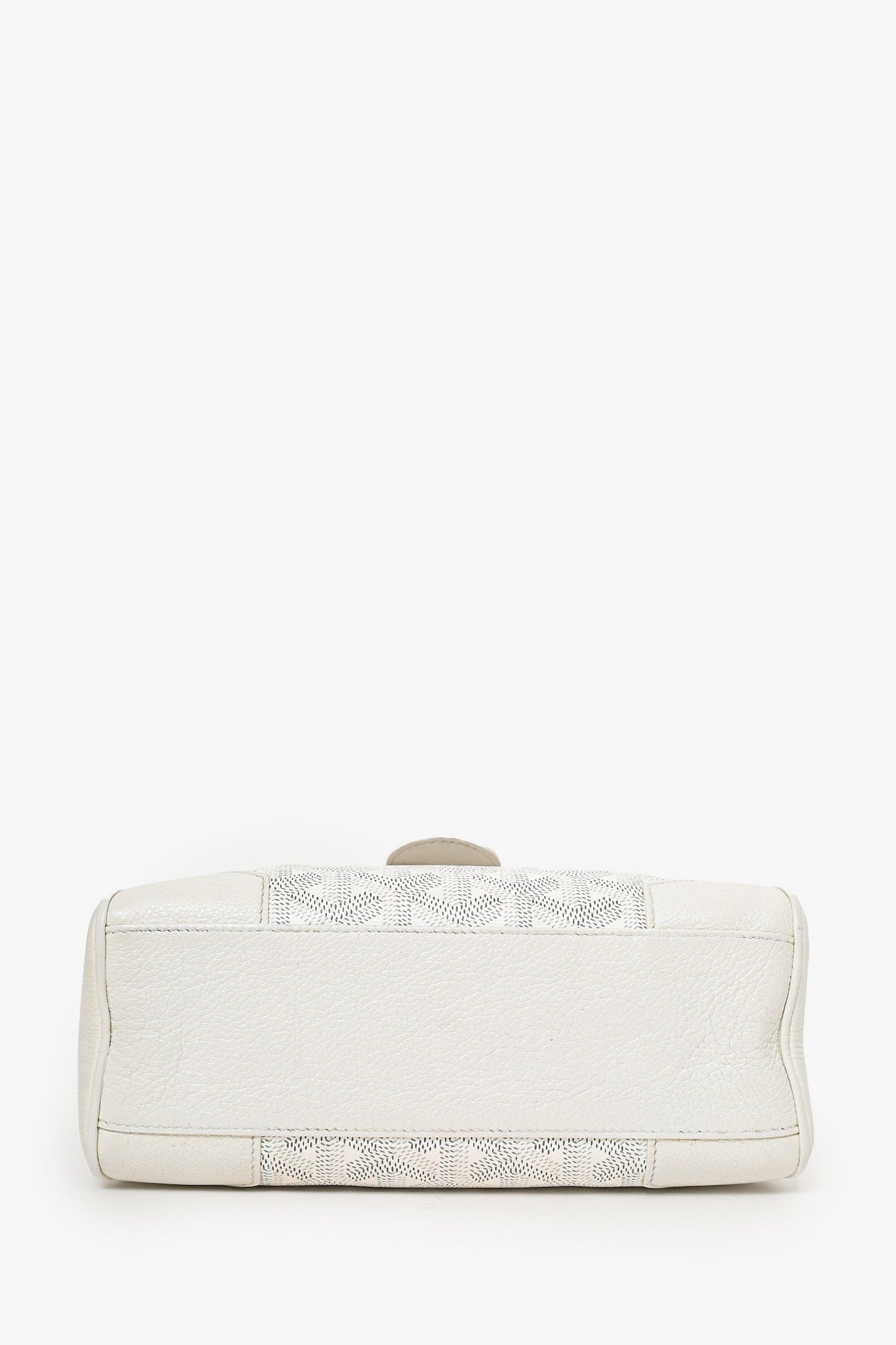 Goyard Cream Goyardine Mini Saigon Bag With Strap