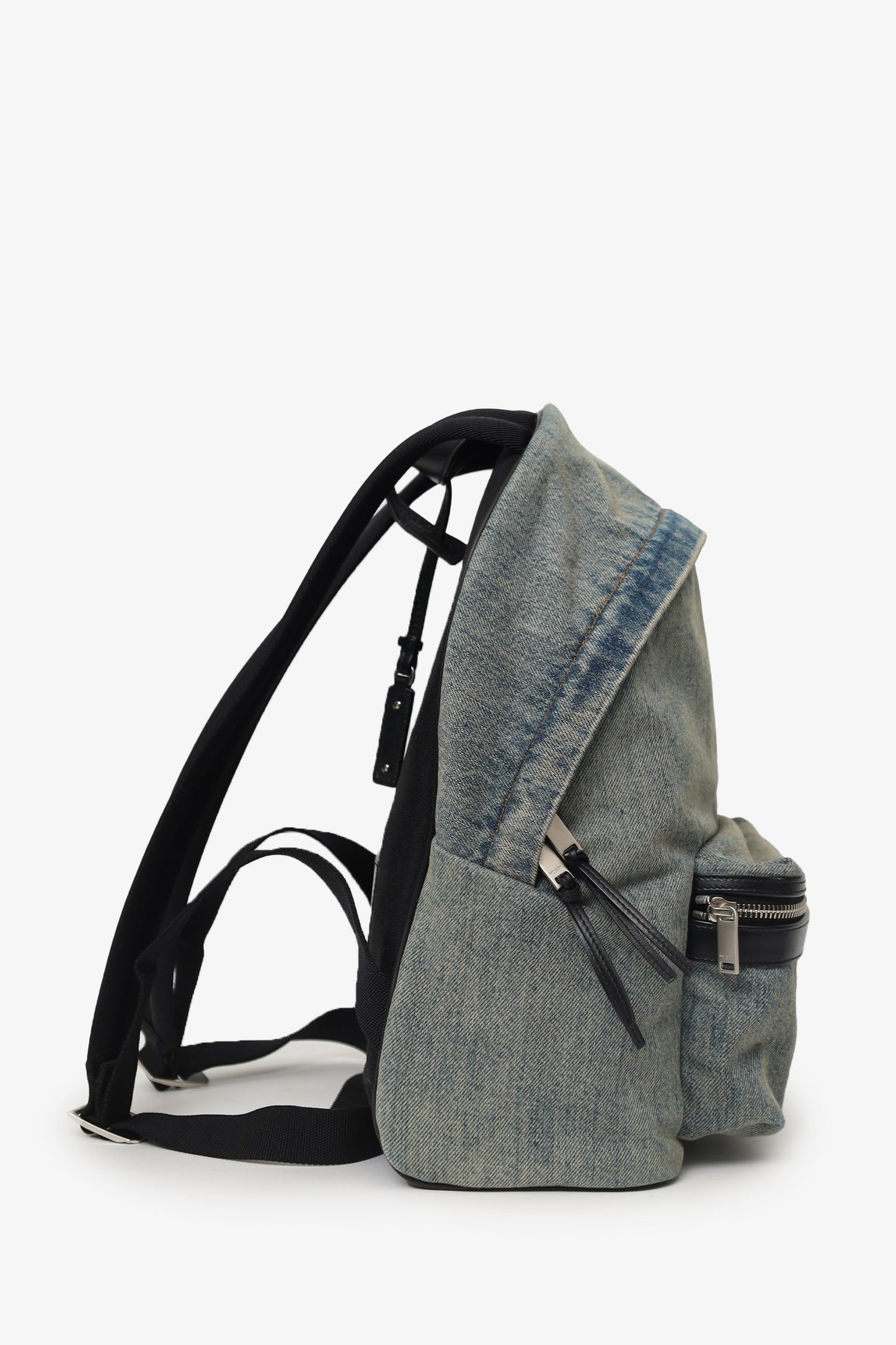 Saint Laurent Denim City Backpack