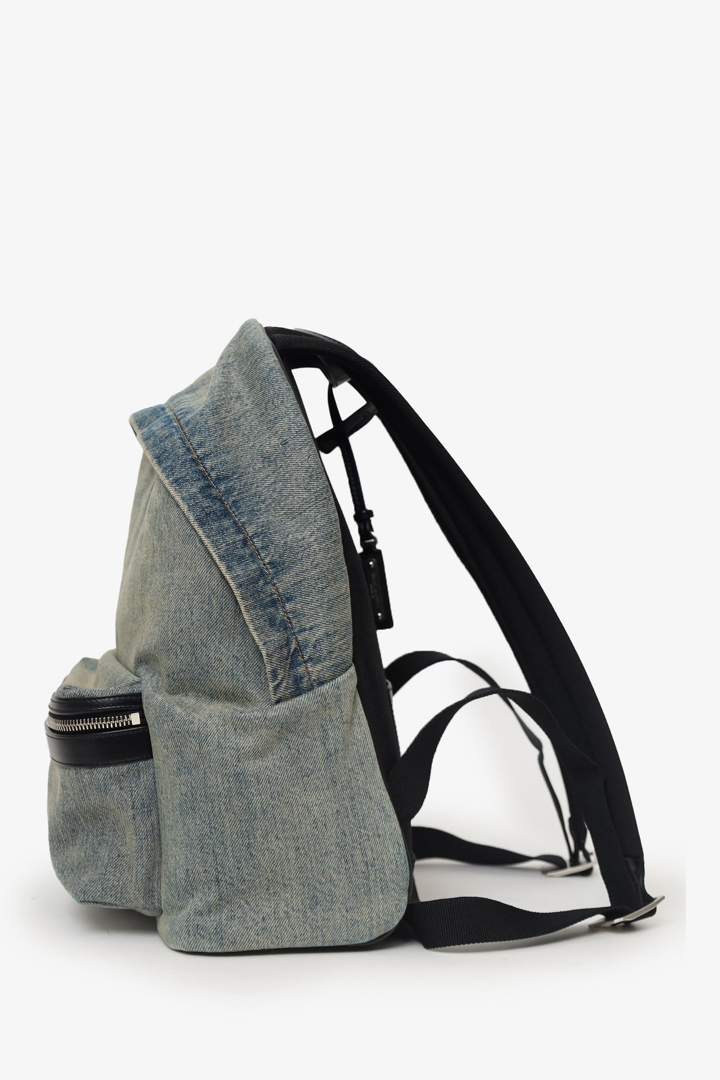 Saint Laurent Denim City Backpack