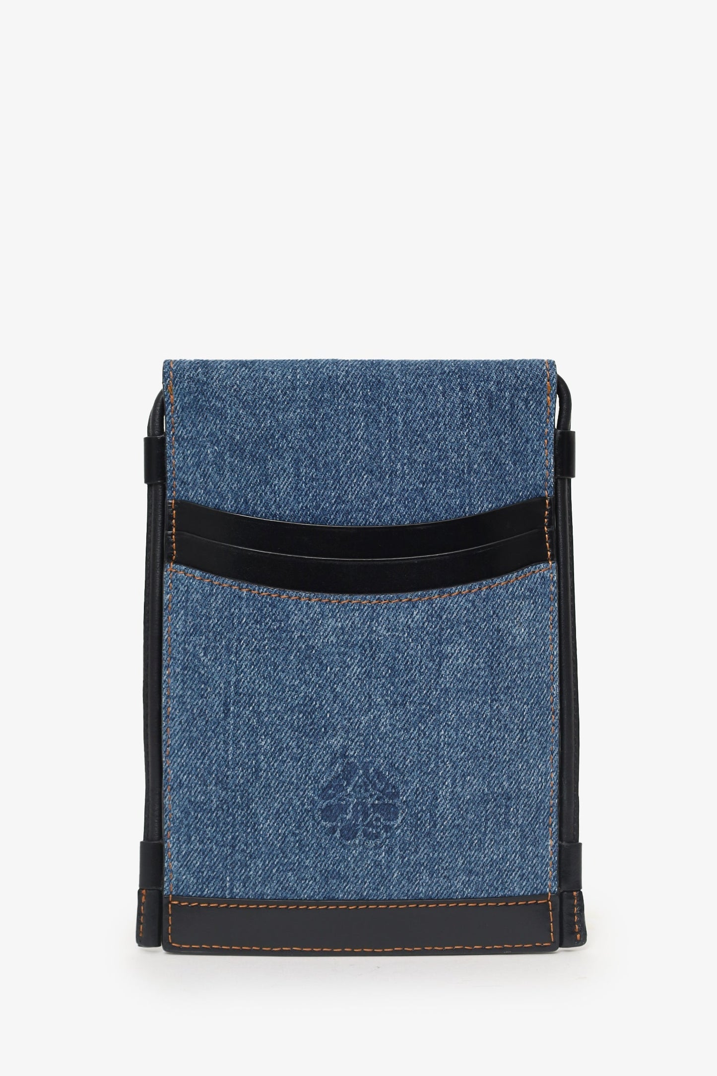 Alexander McQueen Denim Leather Crossbody Bag