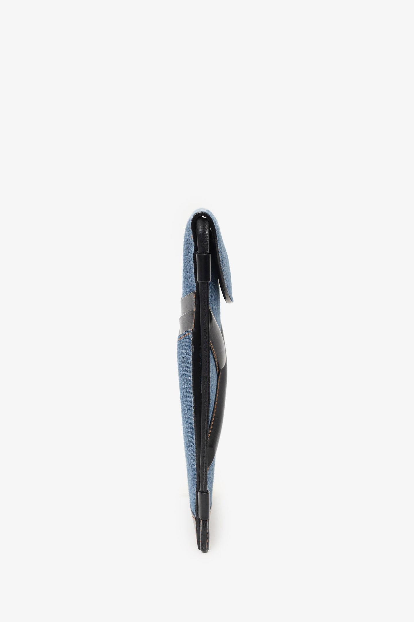 Alexander McQueen Denim Leather Crossbody Bag