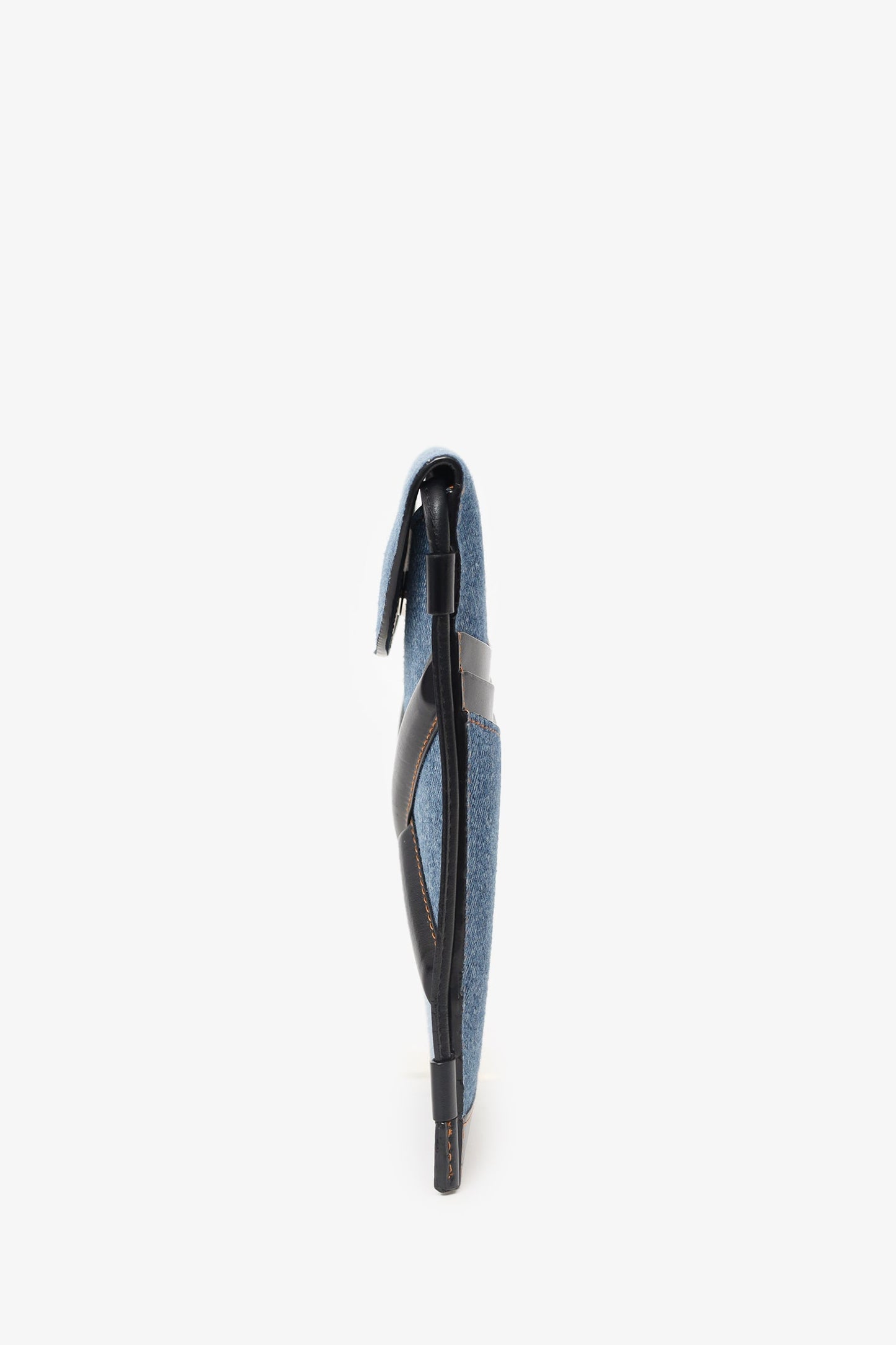 Alexander McQueen Denim Leather Crossbody Bag