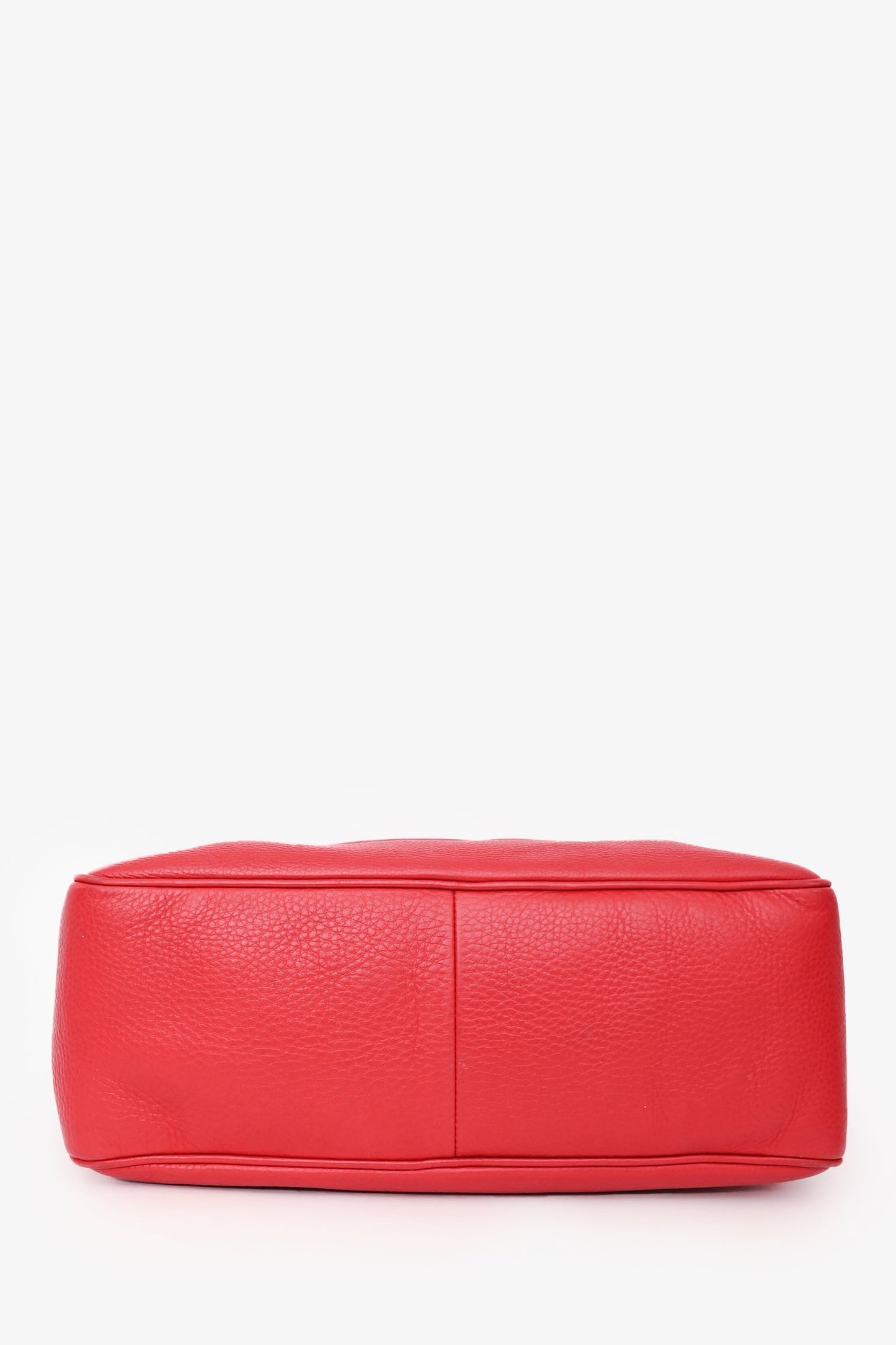 Gucci Red Leather Soho Chain Shoulder Bag