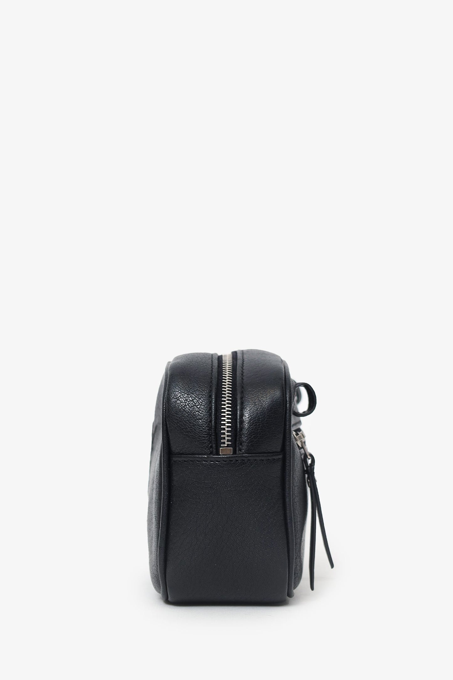 Saint Laurent Black Lambskin Monogram Lou Belt Bag