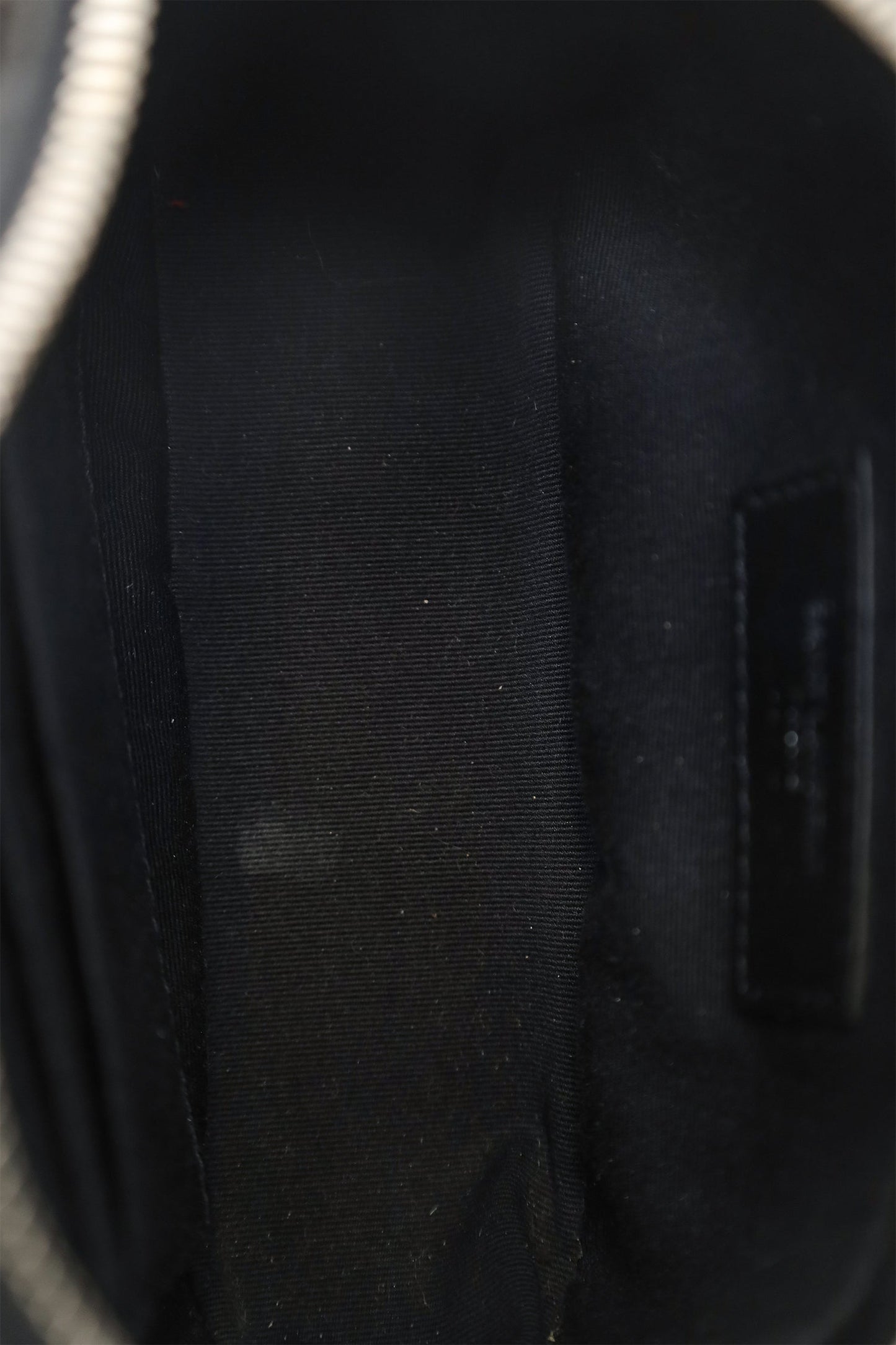 Saint Laurent Black Lambskin Monogram Lou Belt Bag