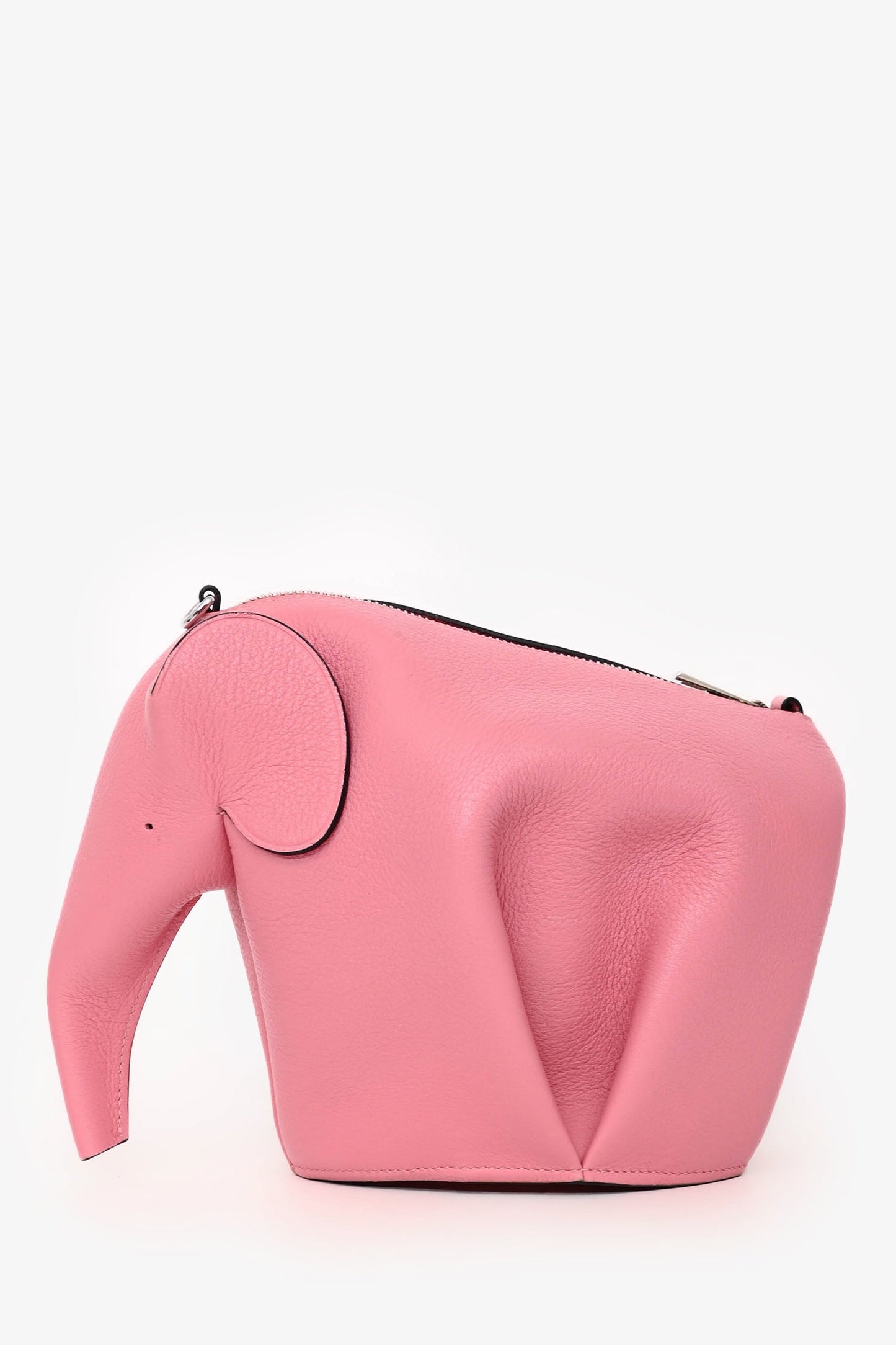Loewe 2016 Pink Leather Elephant Crossbody
