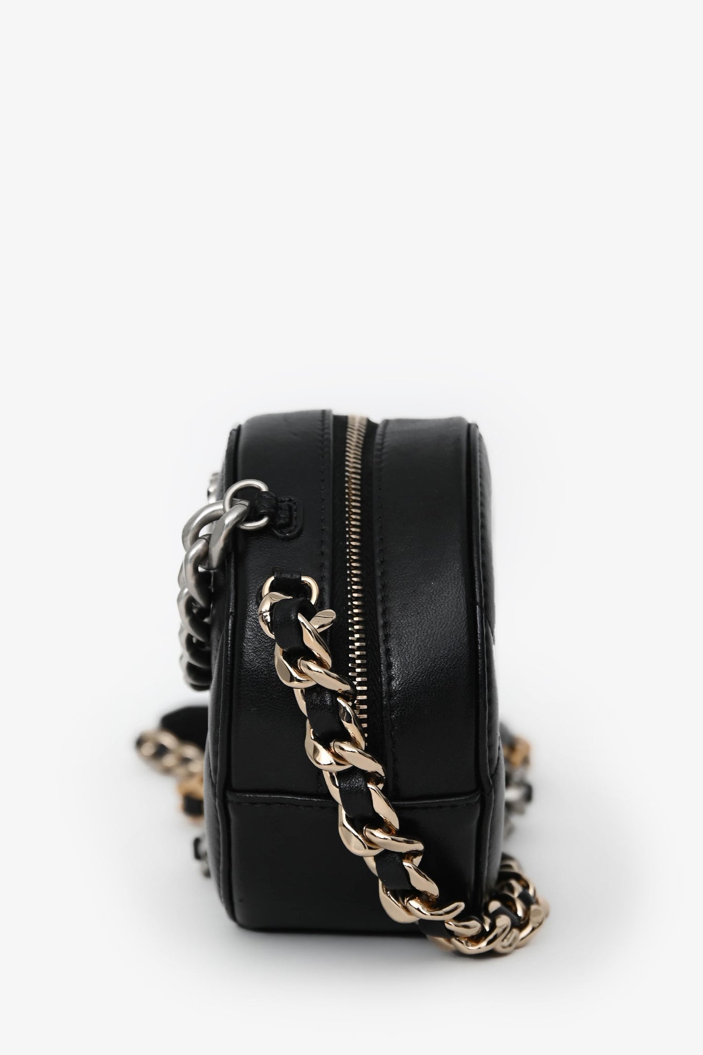 Chanel™ Black Leather Quilted 19 Clutch Bag