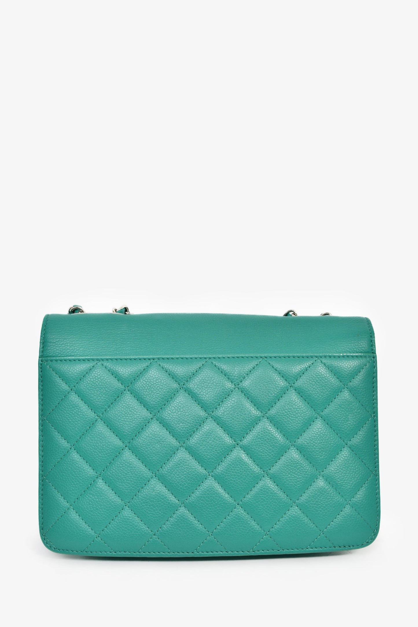 Chanel™ 2017 Green Leather CC Urban Companion Flap Bag