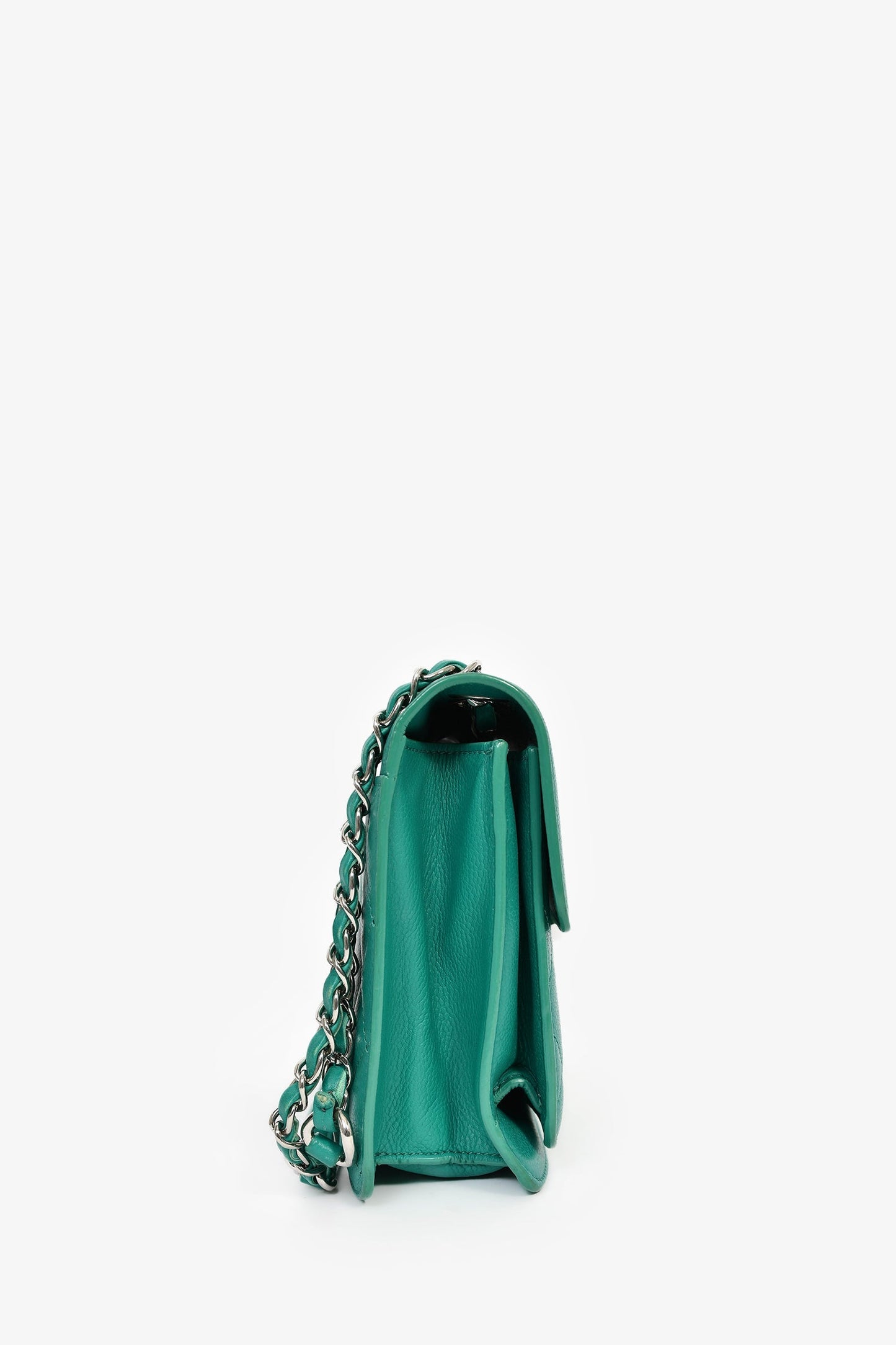 Chanel™ 2017 Green Leather CC Urban Companion Flap Bag