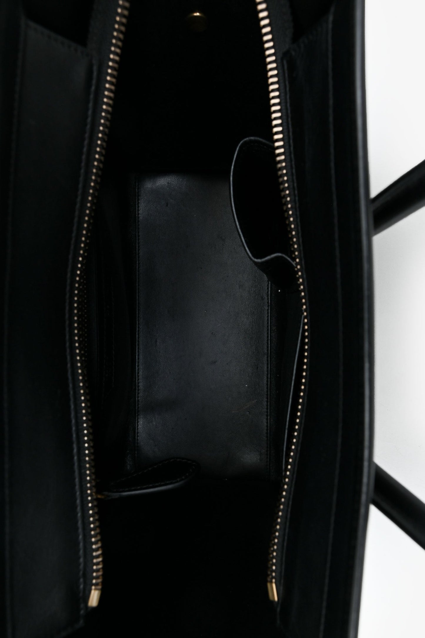 Celine Black/Blue/Taupe Leather Micro Luggage Bag