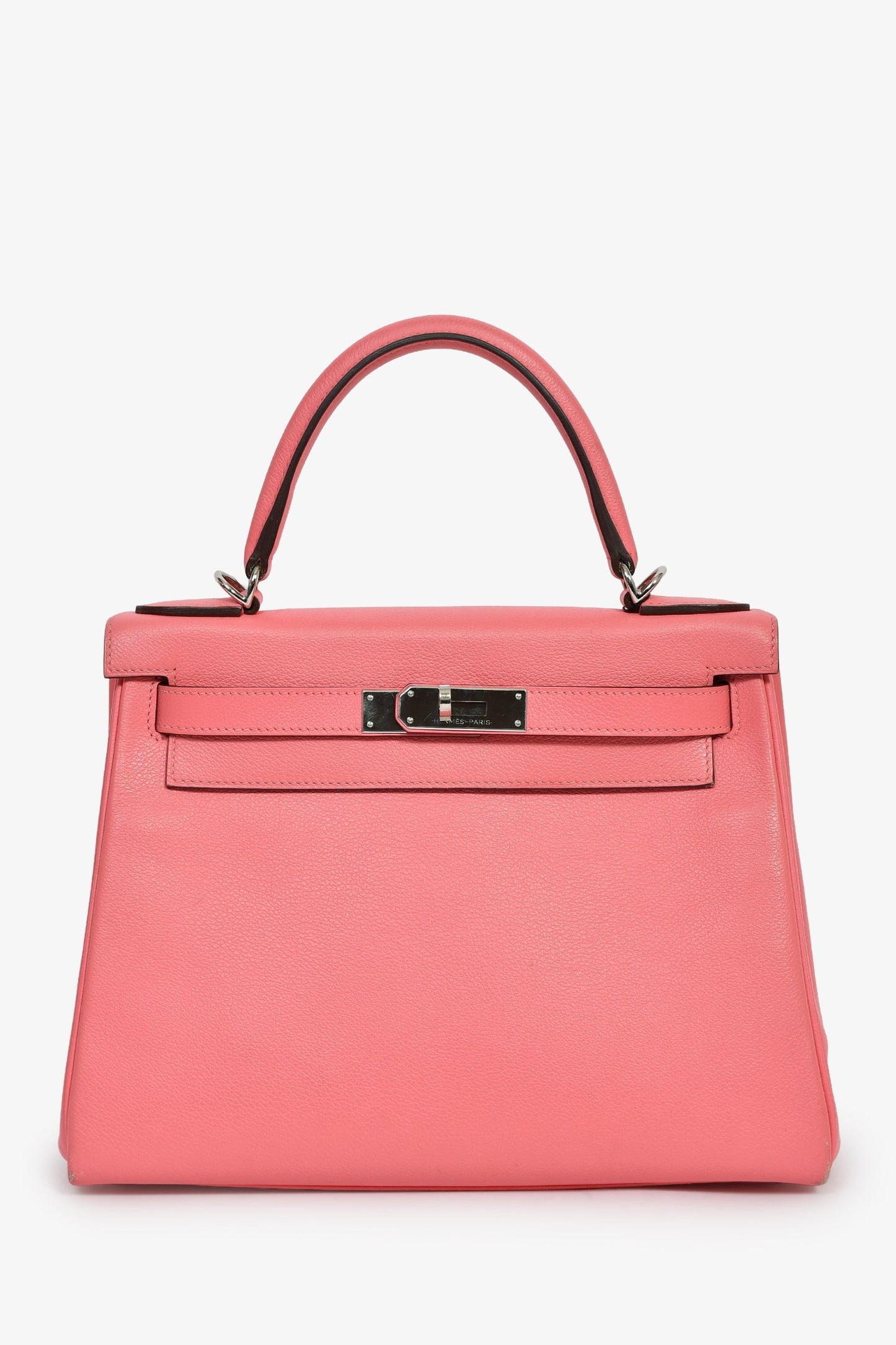 Hermès 2020 Rose D'Ete Evercolor Leather Verso Chevre Kelly Retourne 28