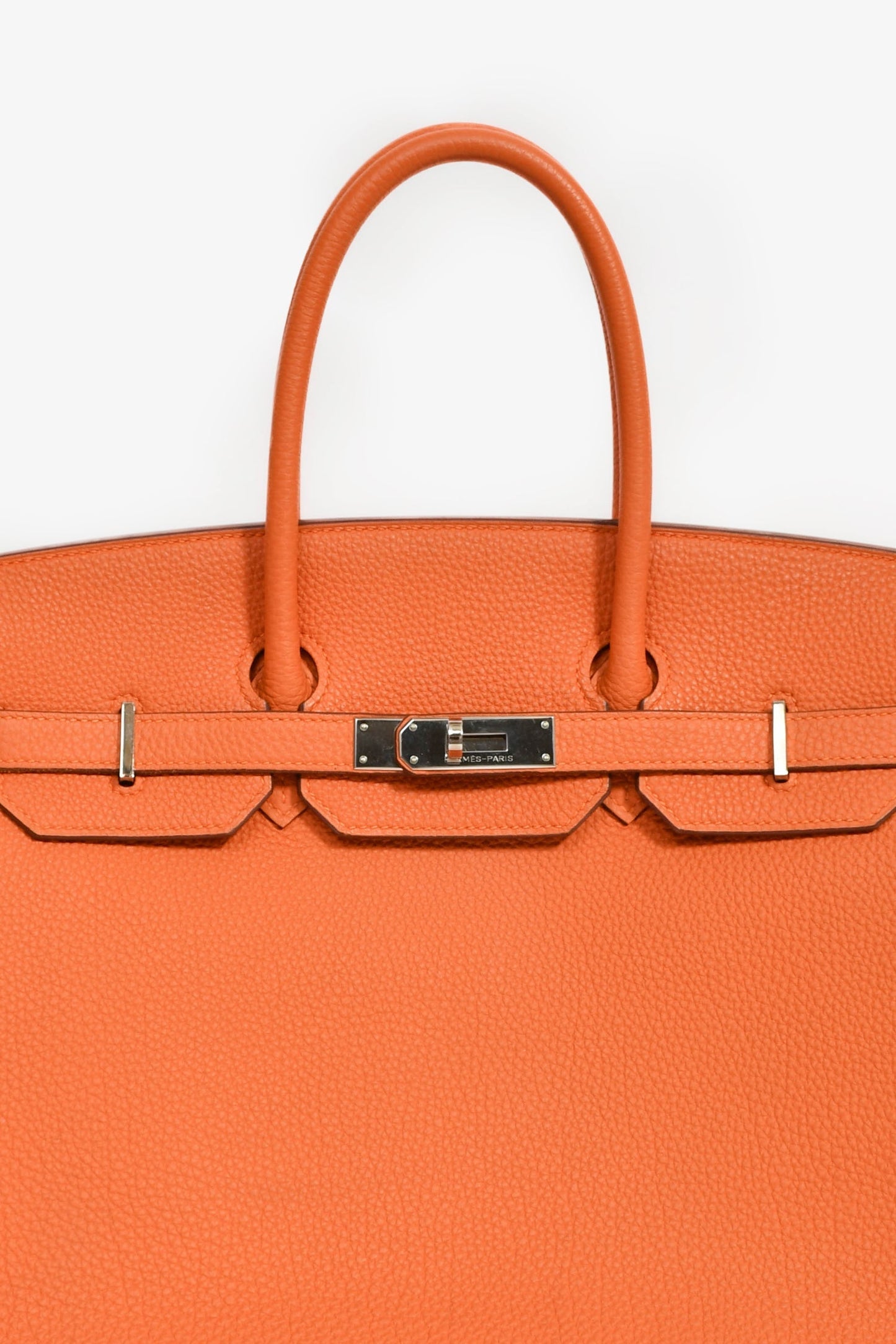 Hermès 2013 Orange Togo Leather Birkin 35
