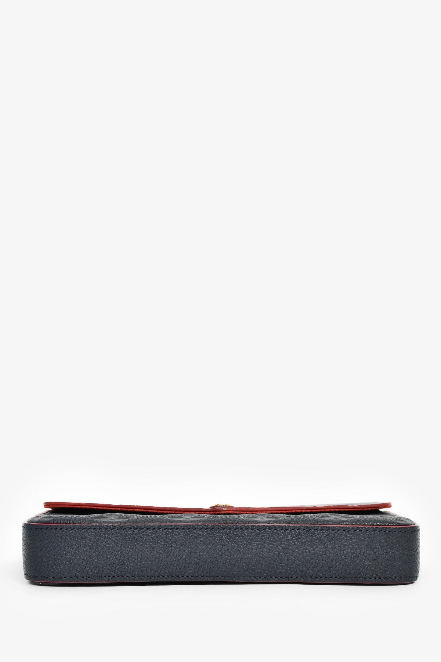 Louis Vuitton 2017 Navy/Red Leather Empriente Felicie Crossbody Bag
