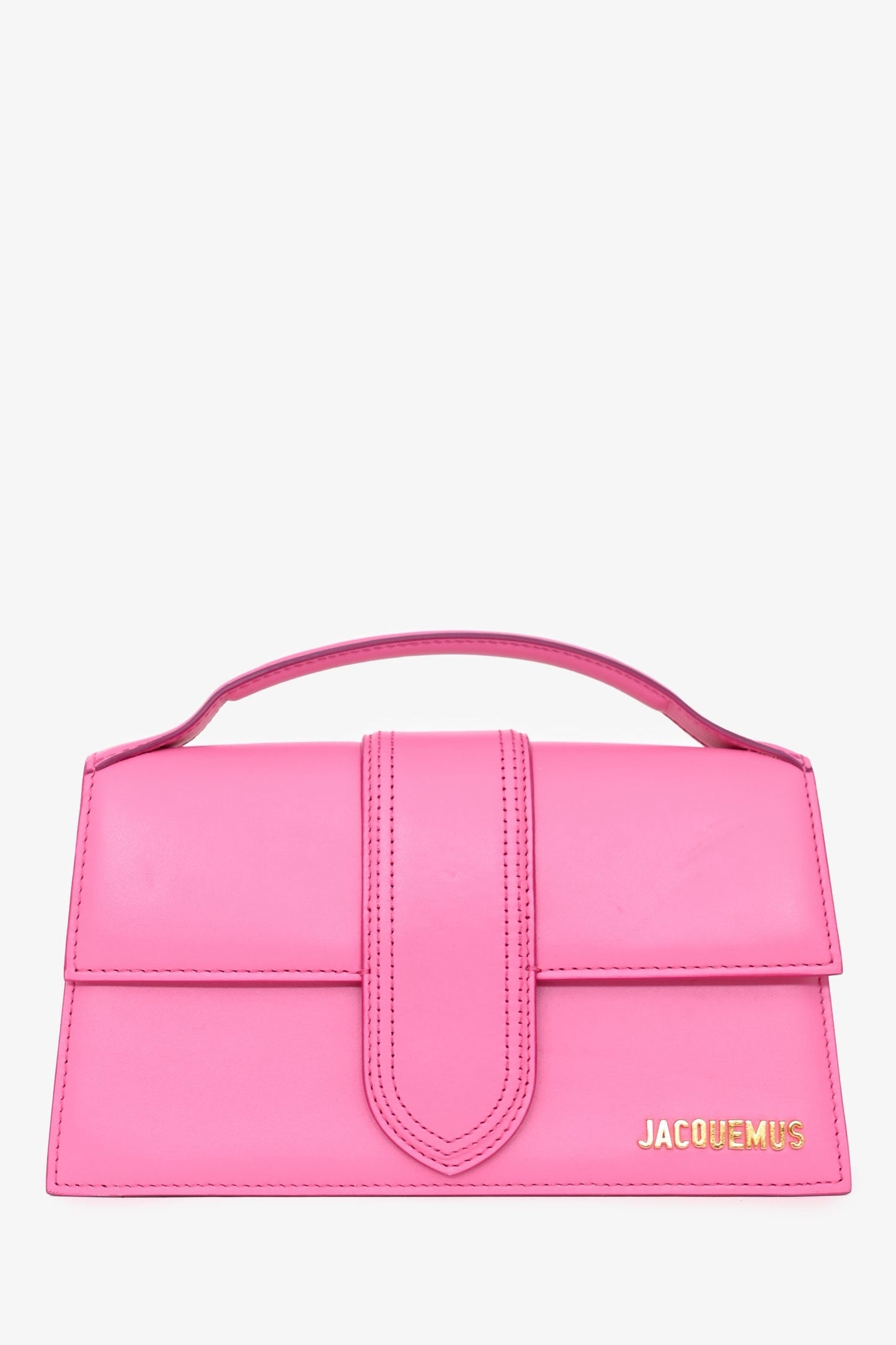 Jacquemus Pink Leather Le Bambino Top Handle Bag