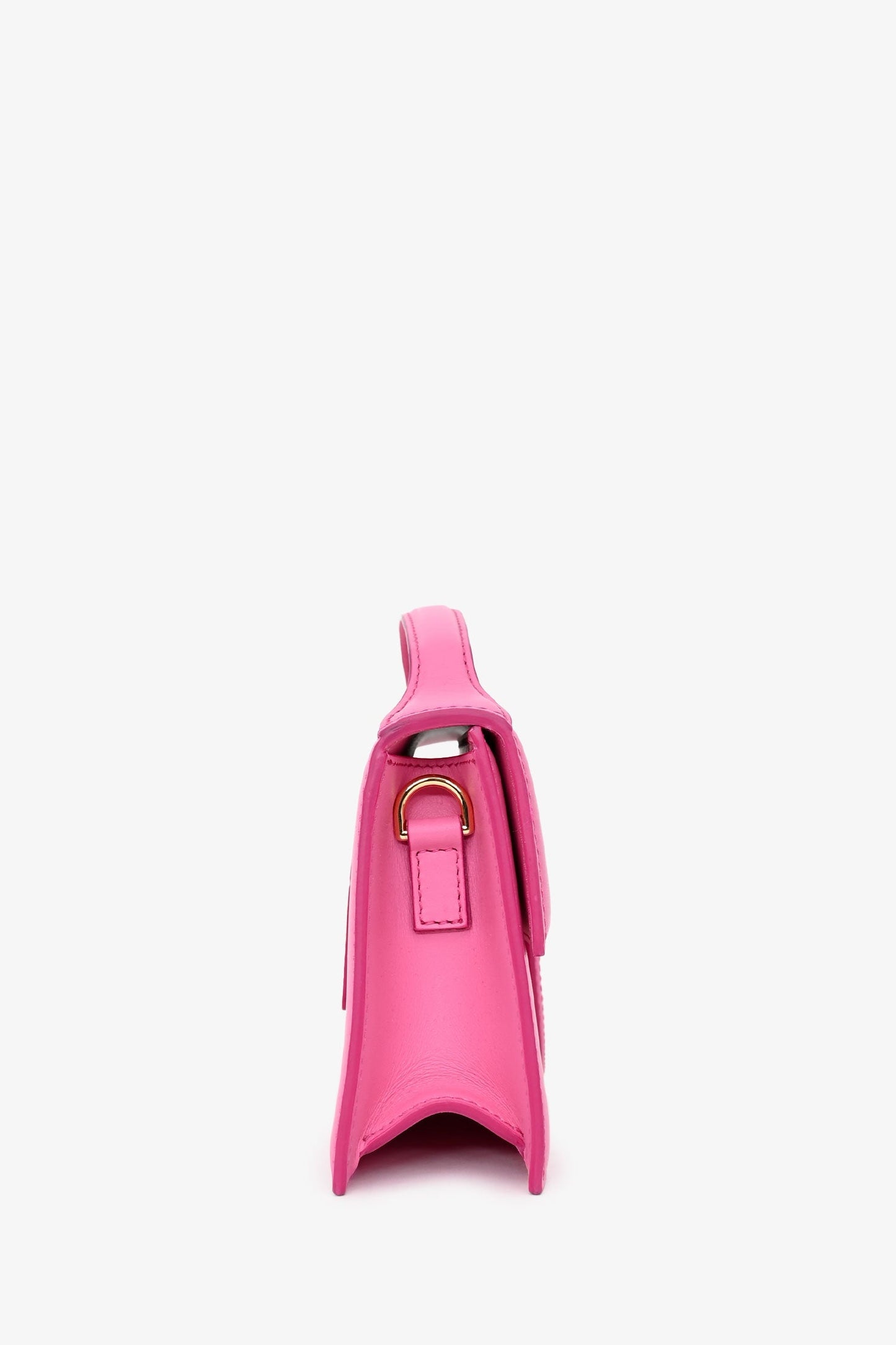 Jacquemus Pink Leather Le Bambino Top Handle Bag