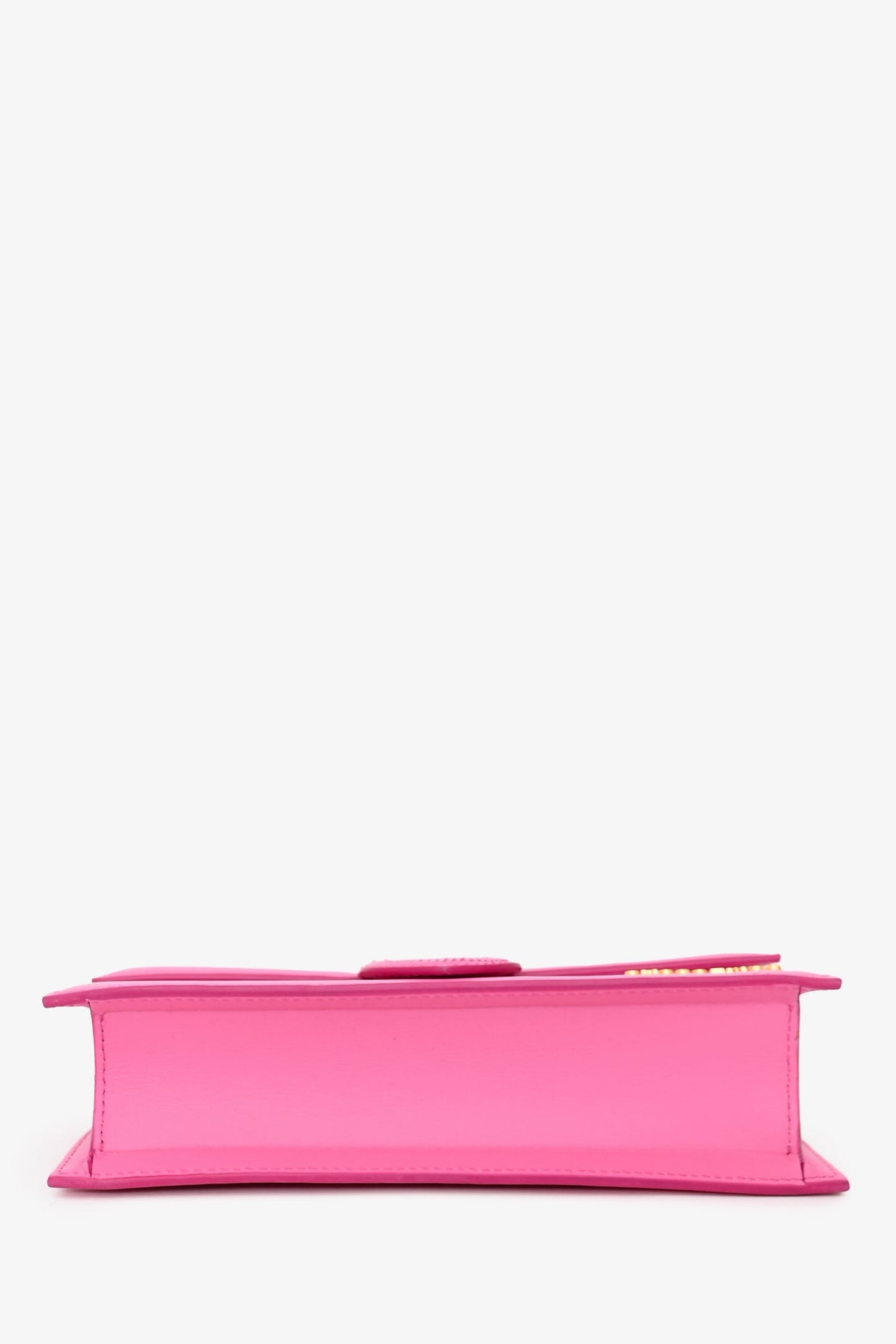Jacquemus Pink Leather Le Bambino Top Handle Bag