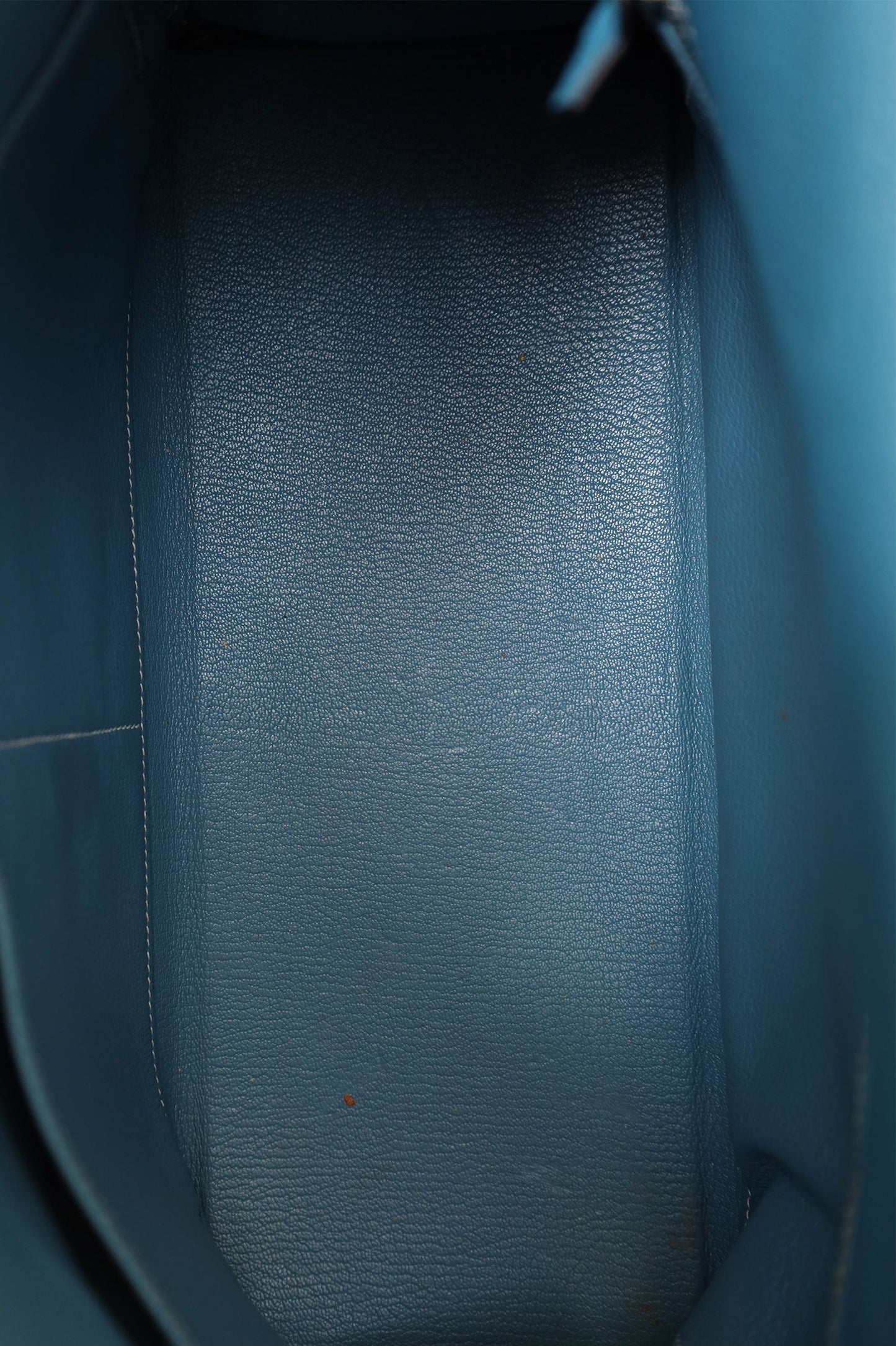 Hermès 2006 Blue Jean Leather Kelly 35