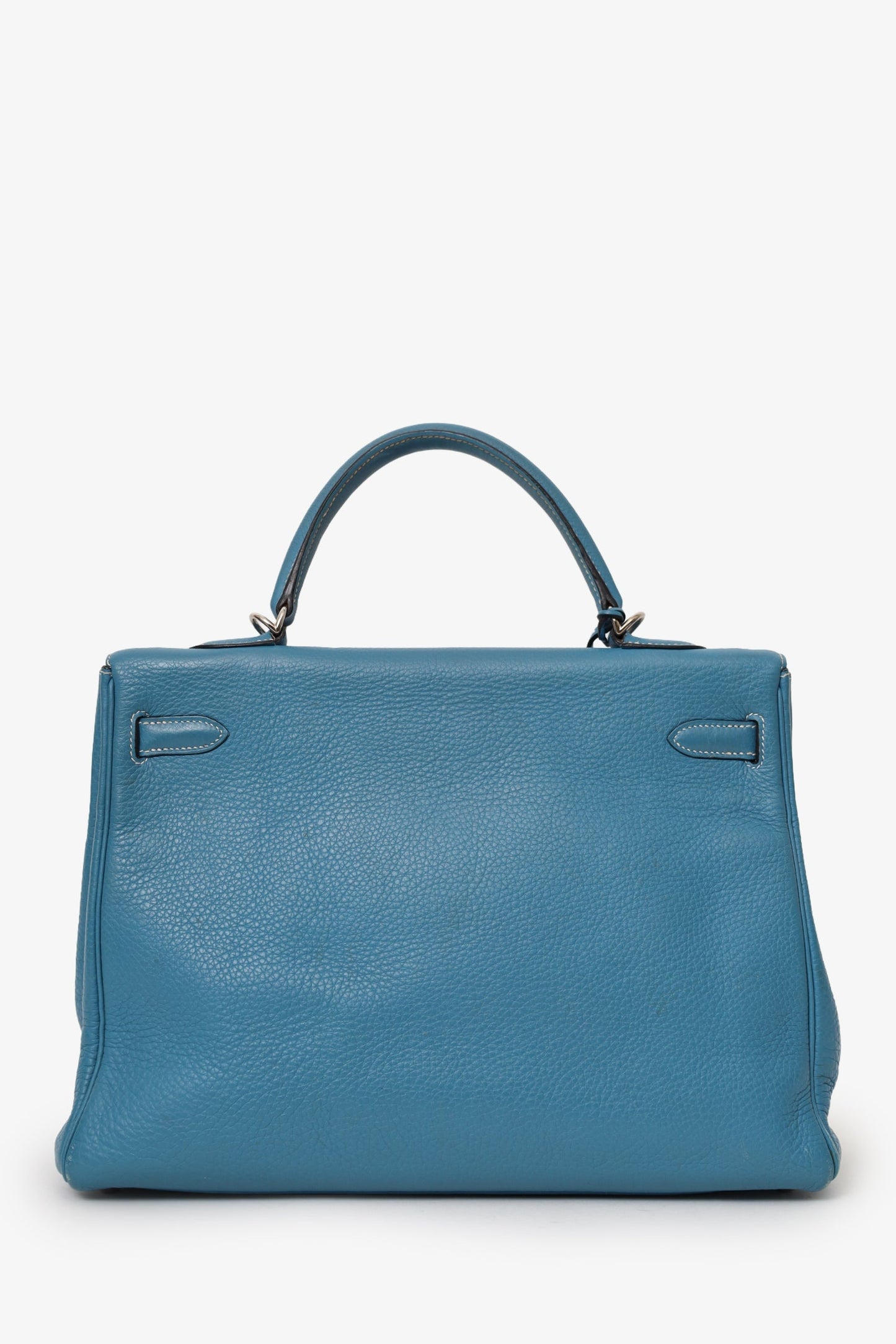 Hermès 2006 Blue Jean Leather Kelly 35