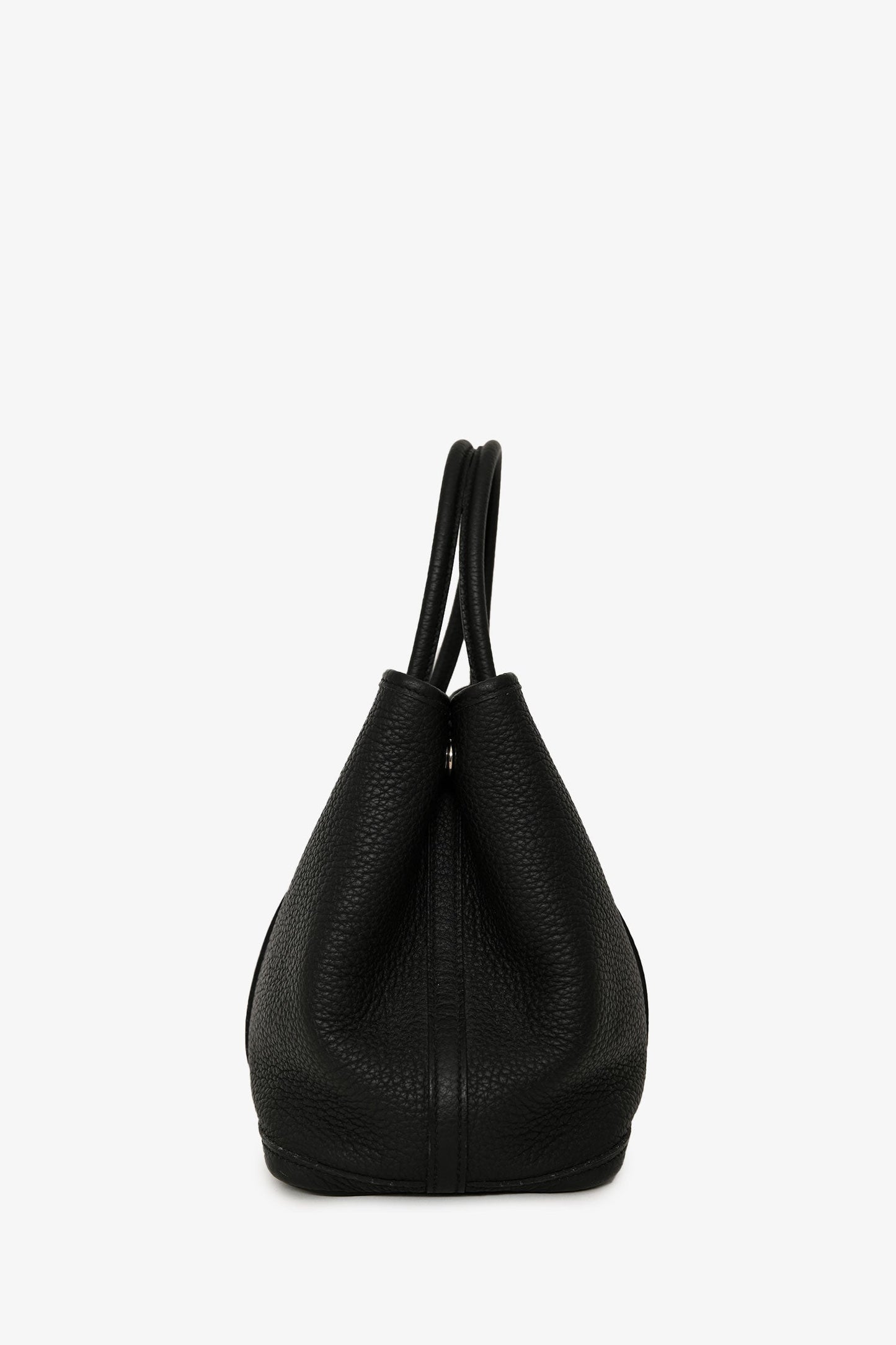 Hermès Black Negonda Leather Garden Party 30