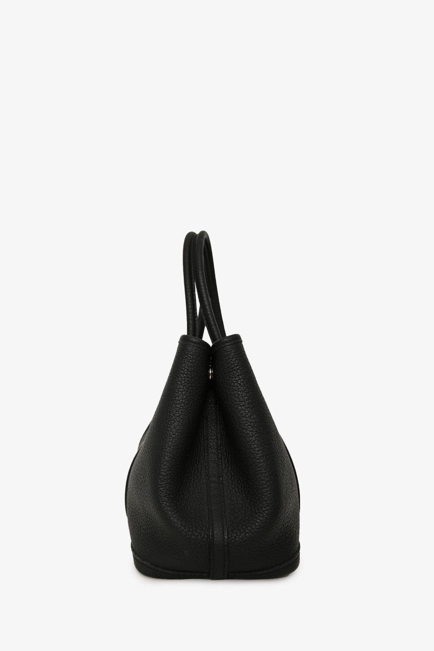 Hermès Black Negonda Leather Garden Party 30