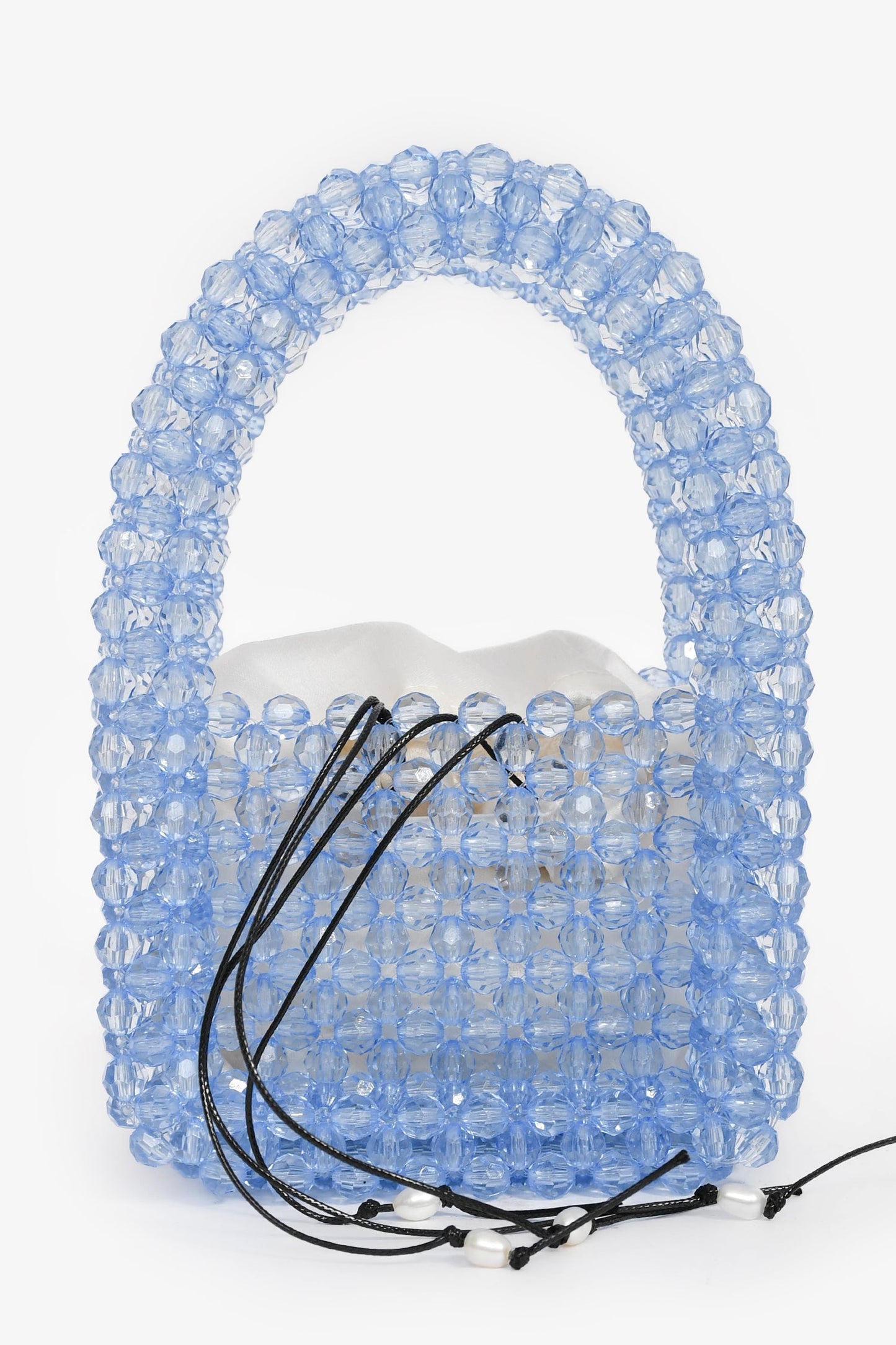 Passage du Vant Blue Beaded Mini Top Handle