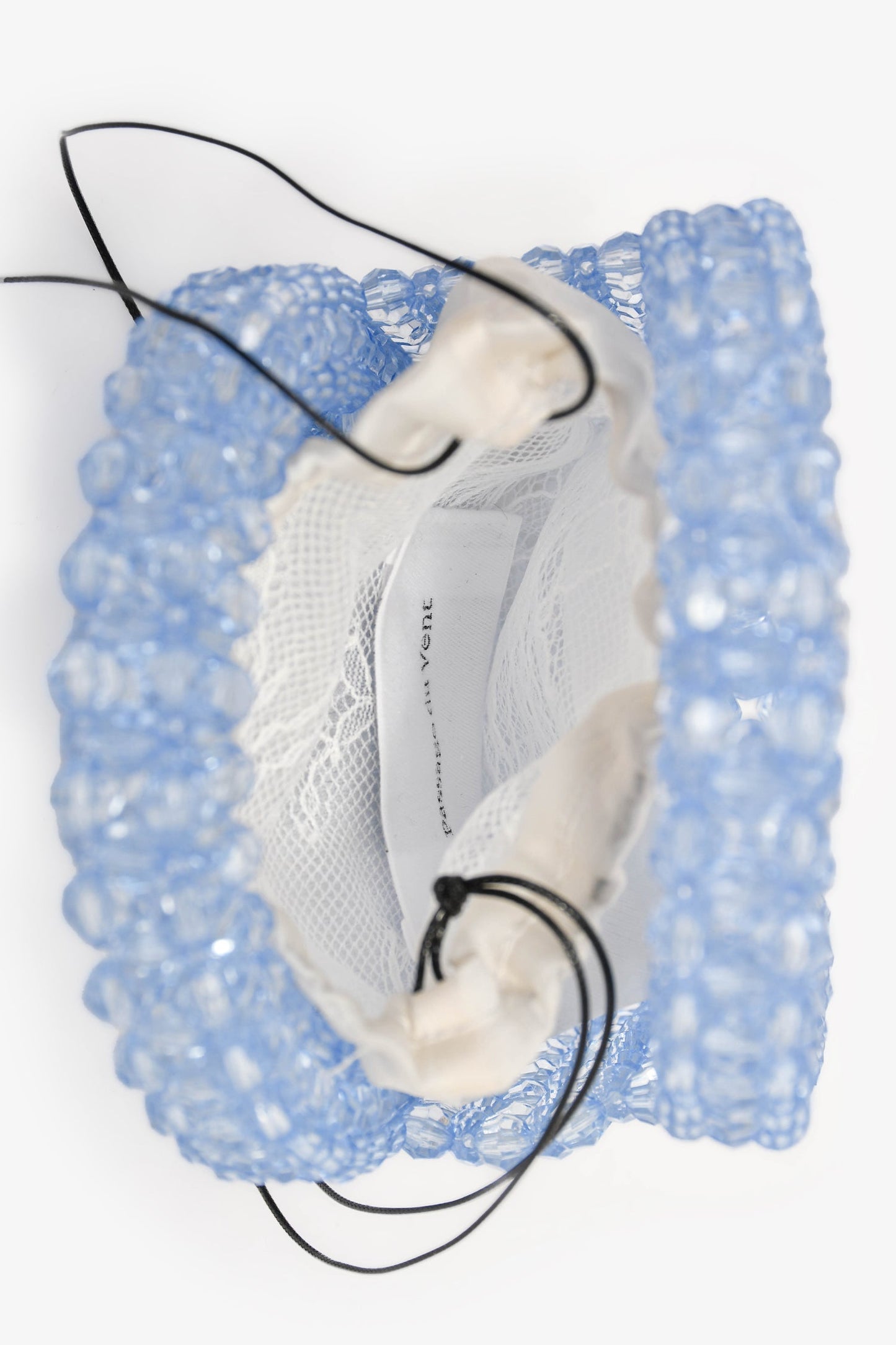 Passage du Vant Blue Beaded Mini Top Handle