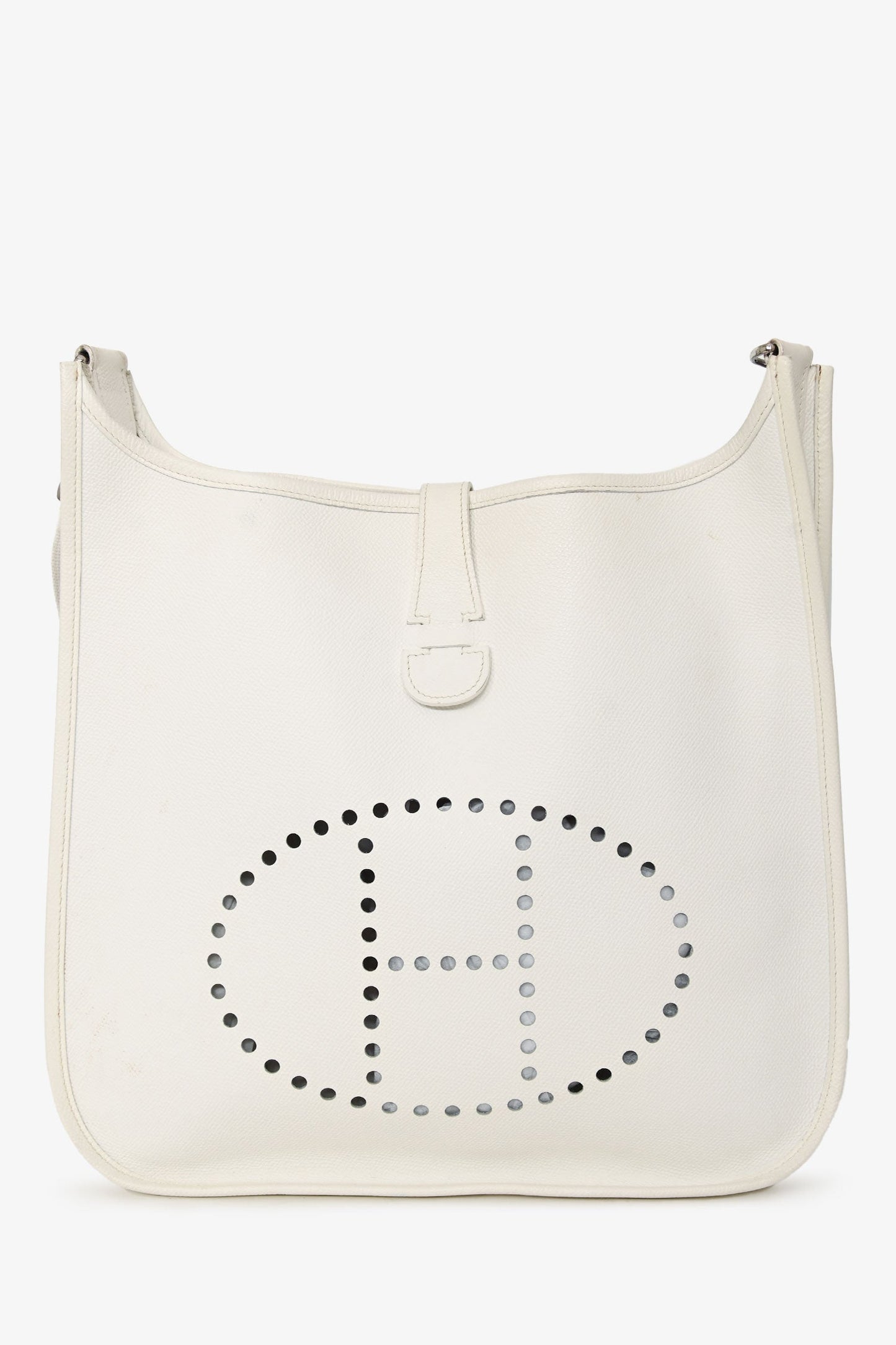 Hermes 2006 White Epsom Evelyn 33