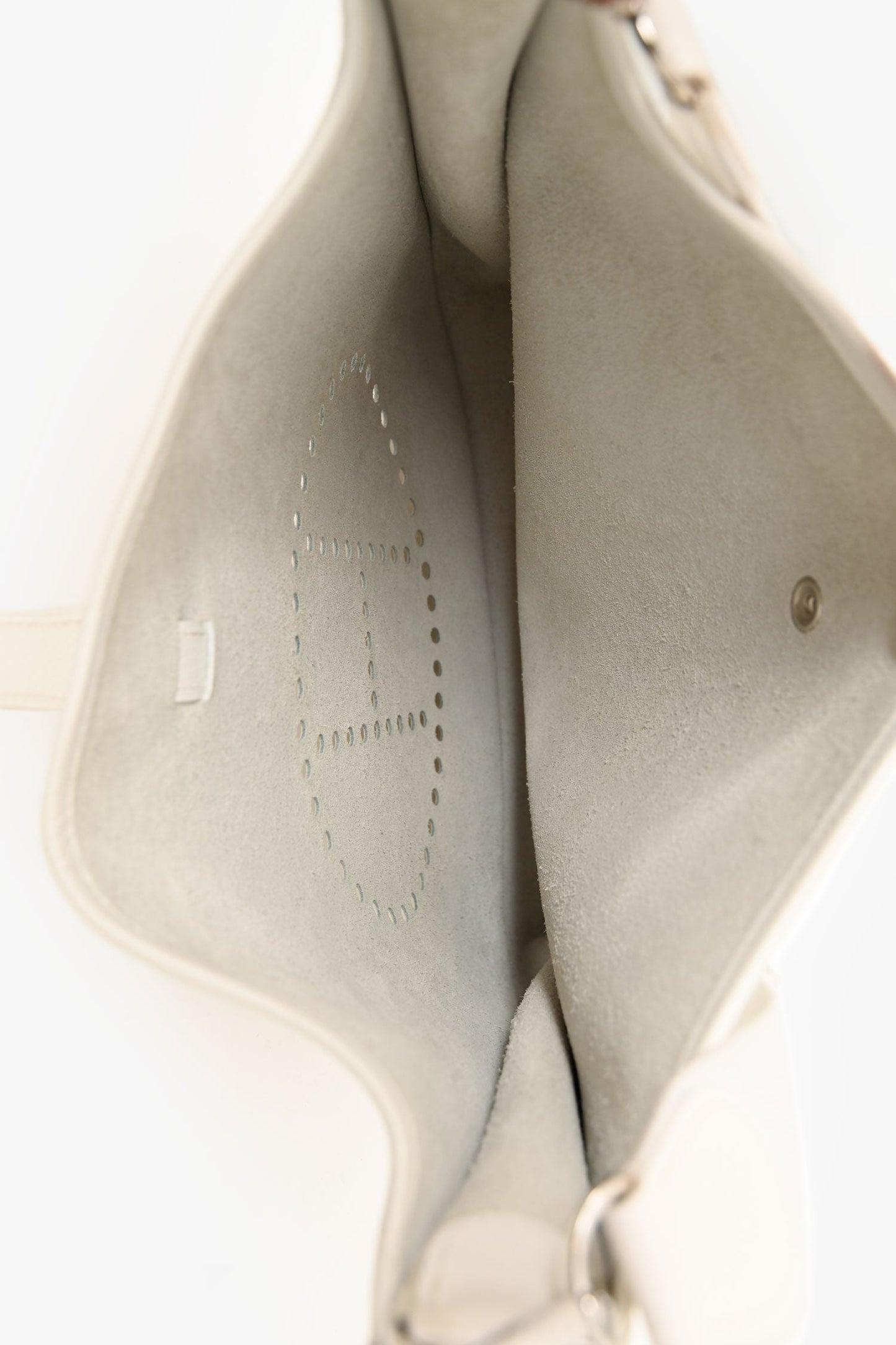 Hermes 2006 White Epsom Evelyn 33