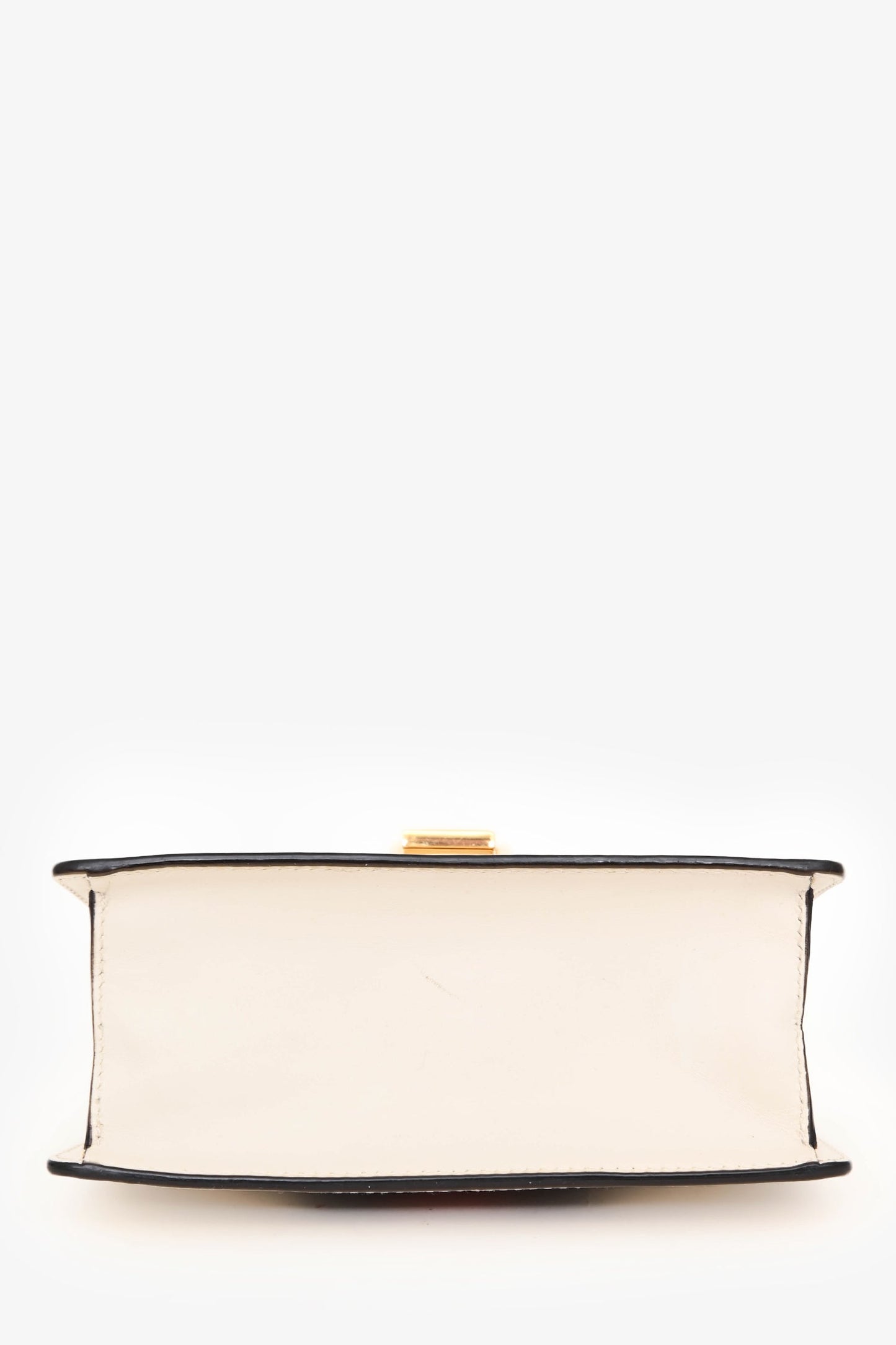 Gucci White Leather Mini Sylvie Top Handle with 2 Straps