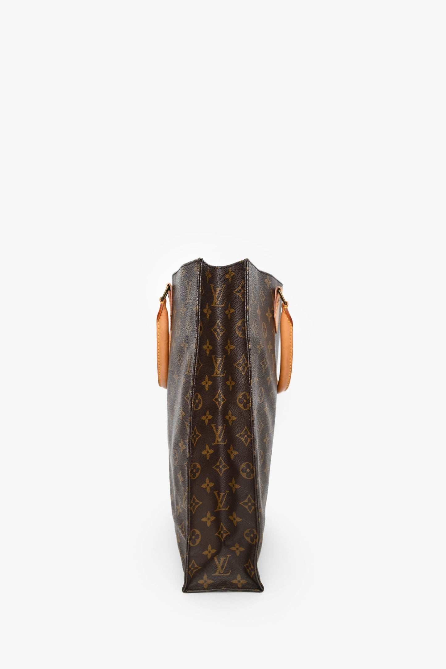 Louis Vuitton Monogram Coated Canvas 'Sac Plat' PM Tote Bag
