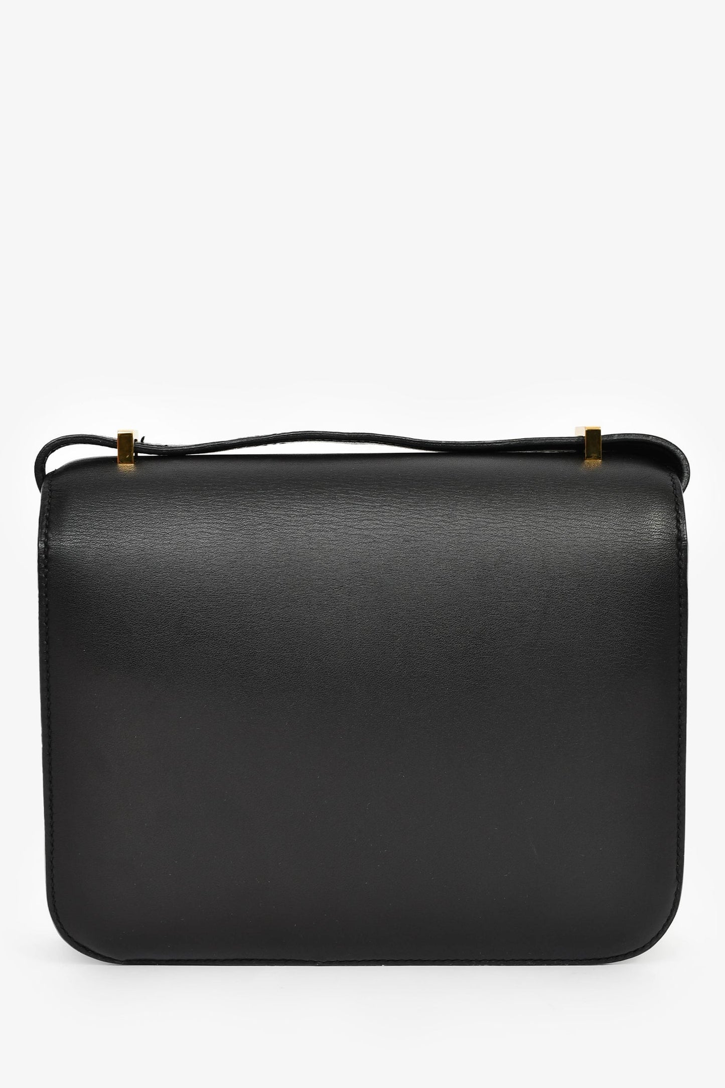 Hermes 2016 Black Swift Leather Mini Constance 18