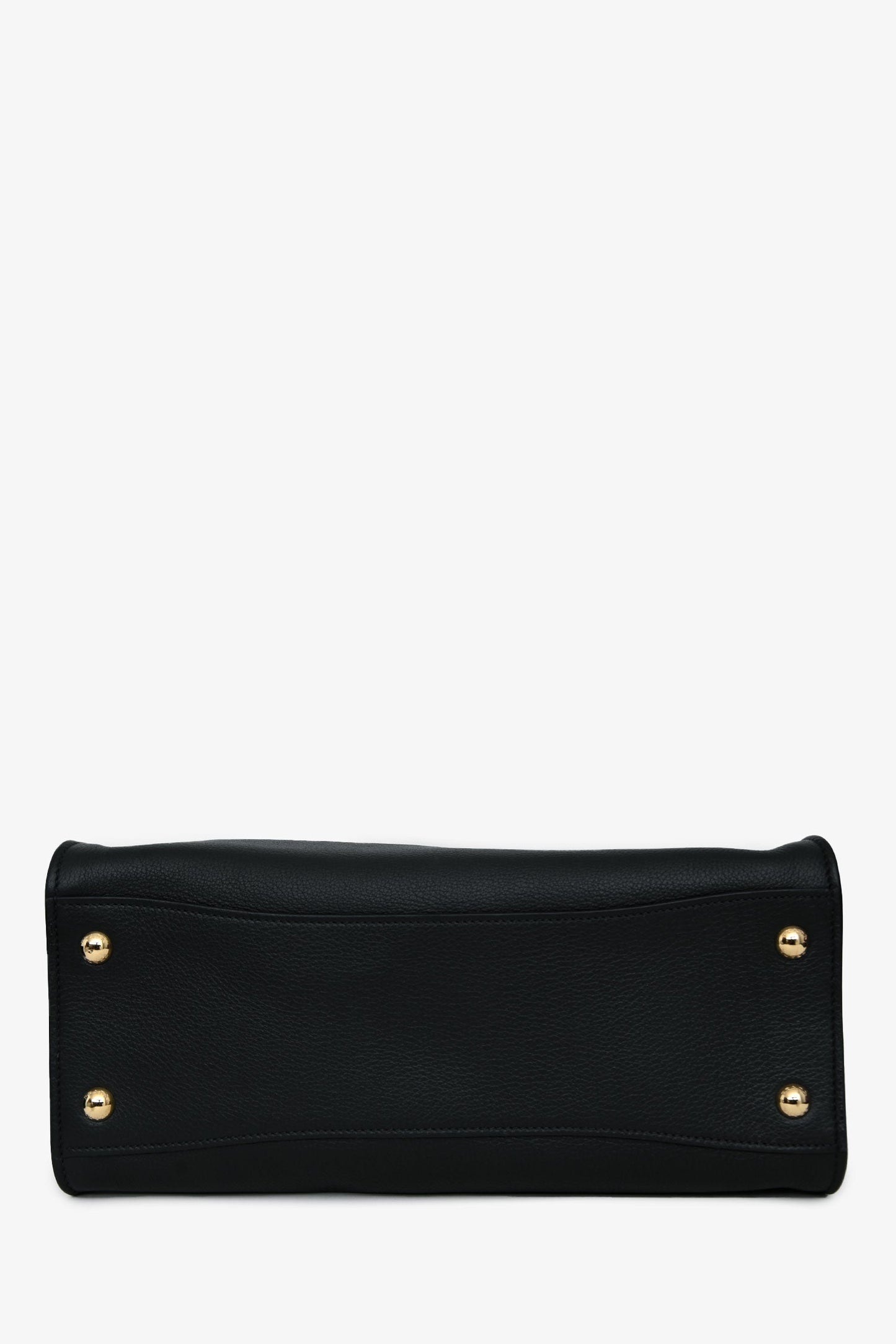 Prada Black Leather Medium Tote Bag