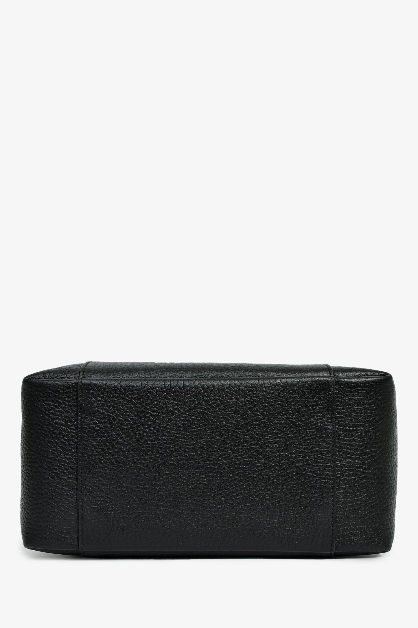 Christian Dior Black Grained Calfskin Bucket Bag with Strap