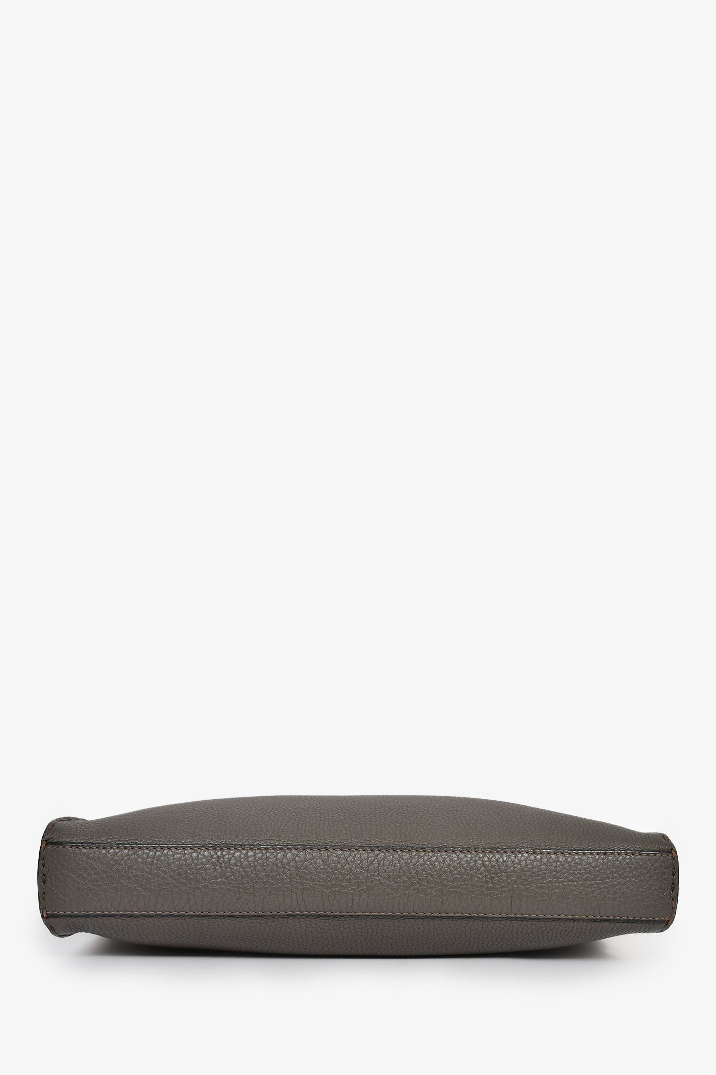 Fendi Taupe Leather Large Selleria Peekaboo Briefcase